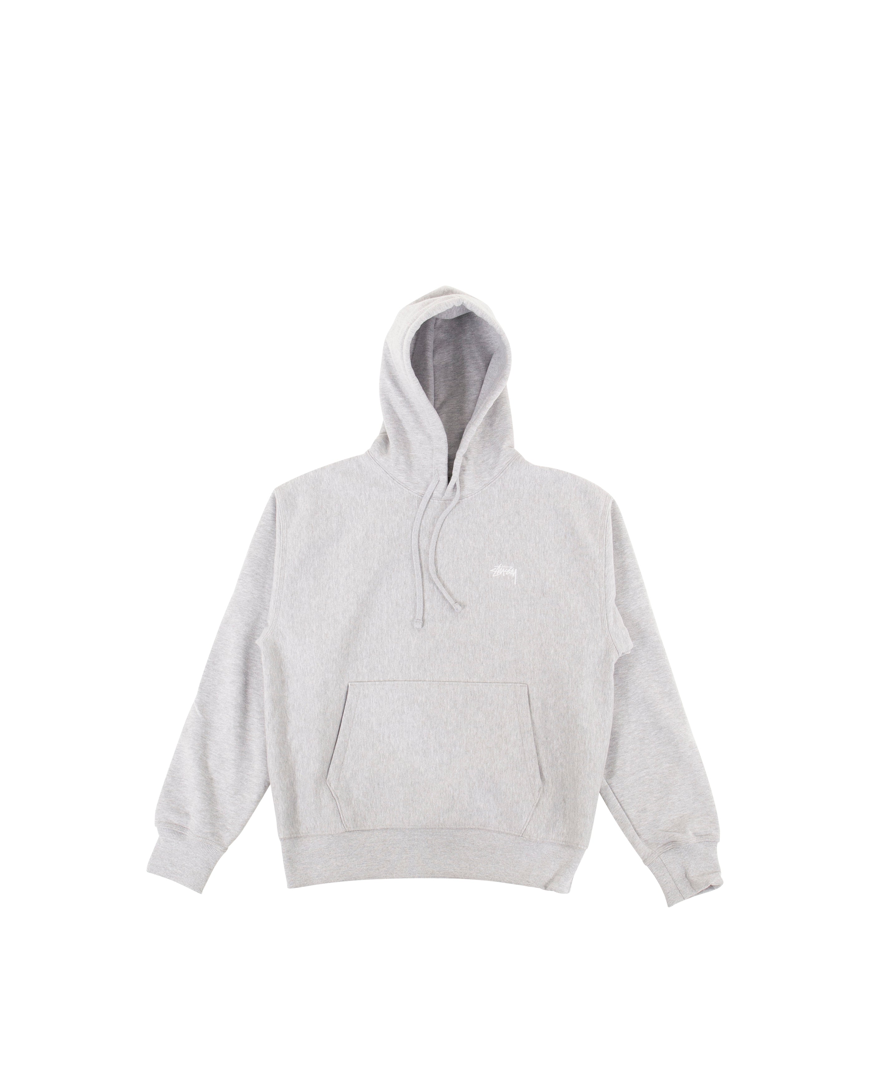 Stock Logo Hoodie Heather Grey