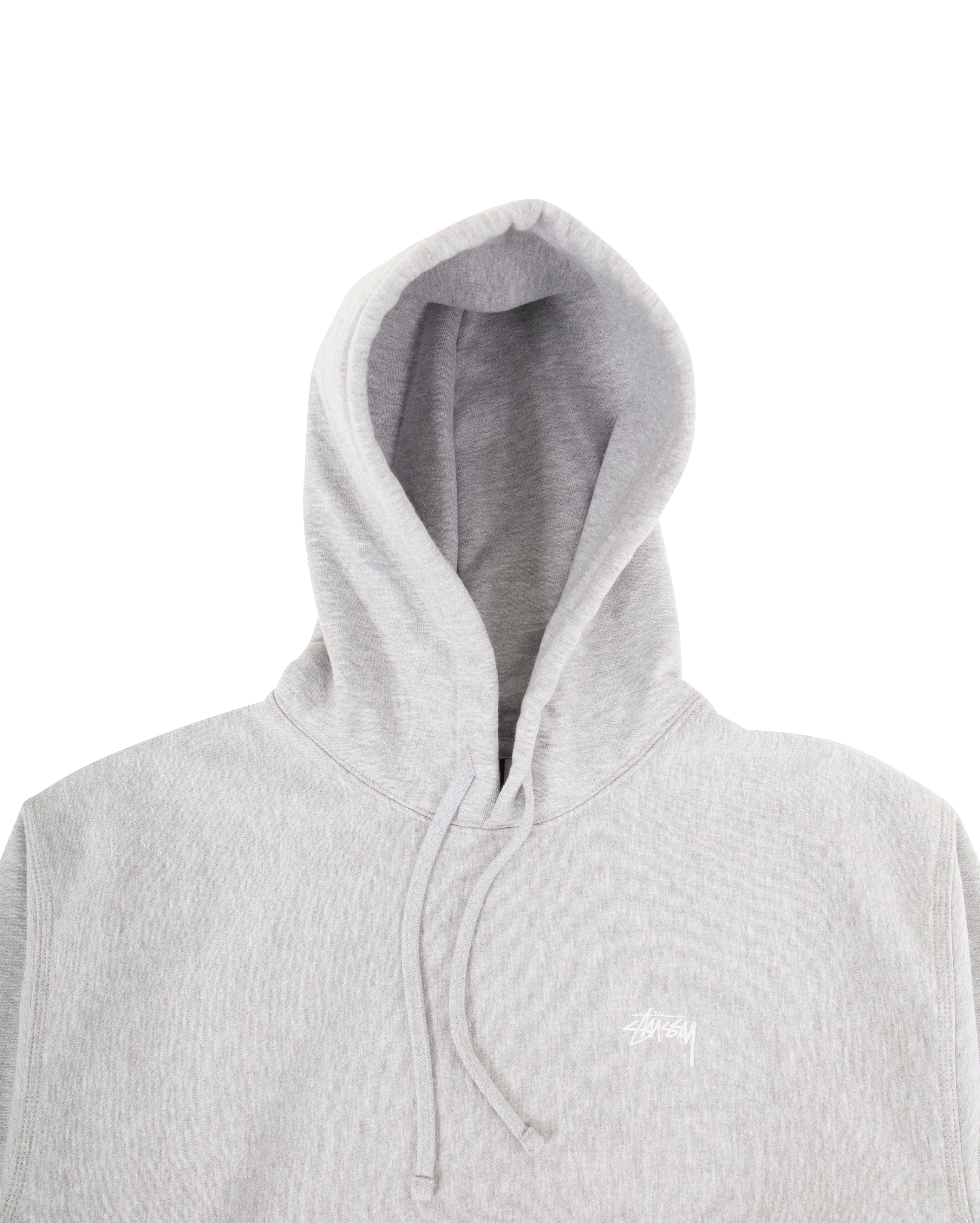 Stock Logo Hoodie Heather Grey