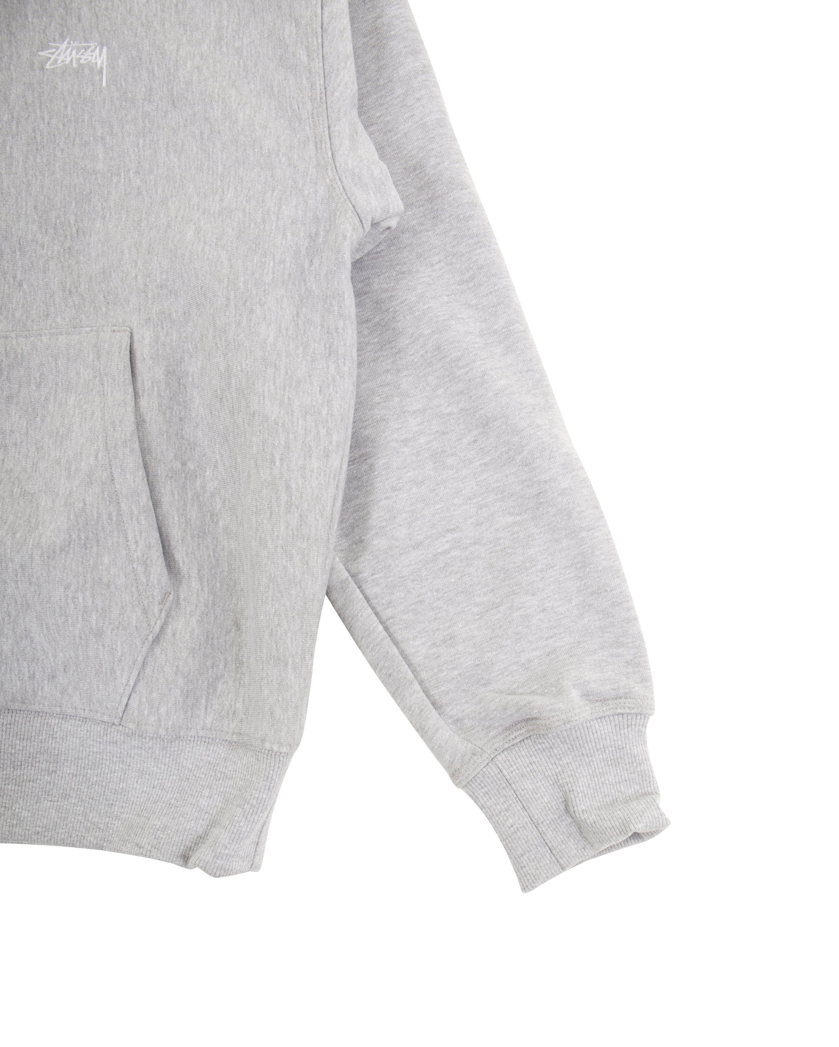 Stock Logo Hoodie Heather Grey