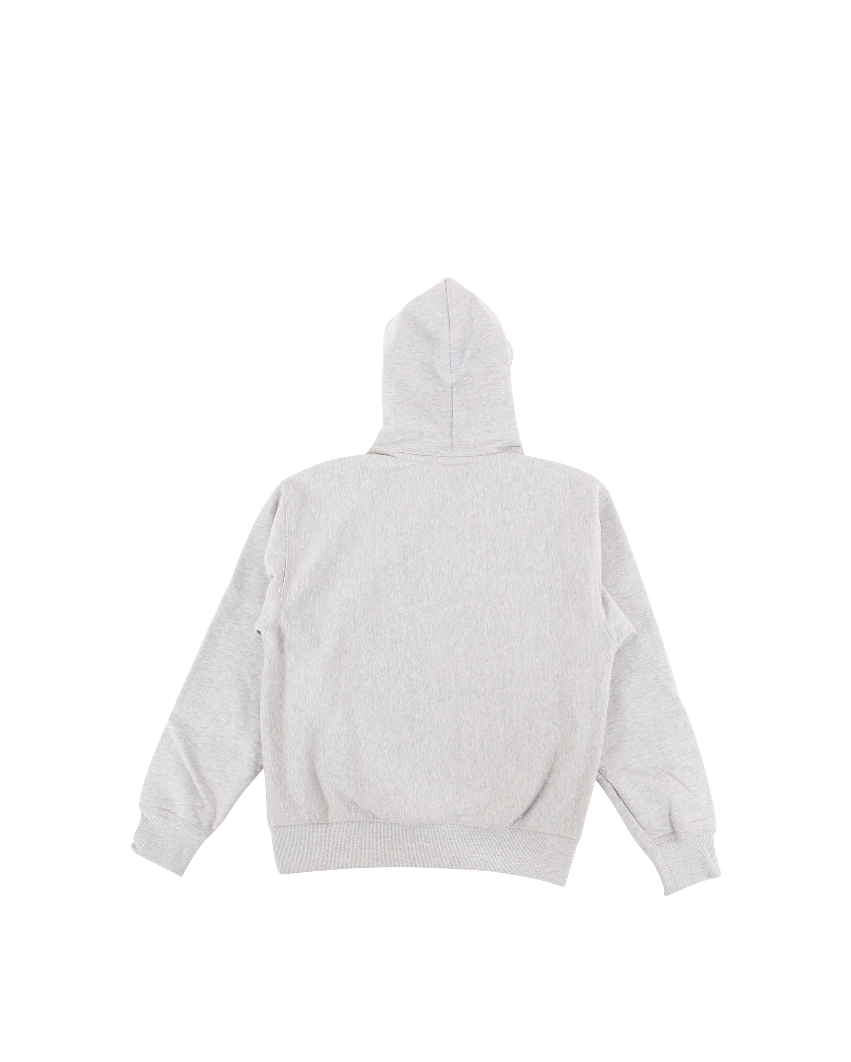 Stock Logo Hoodie Heather Grey