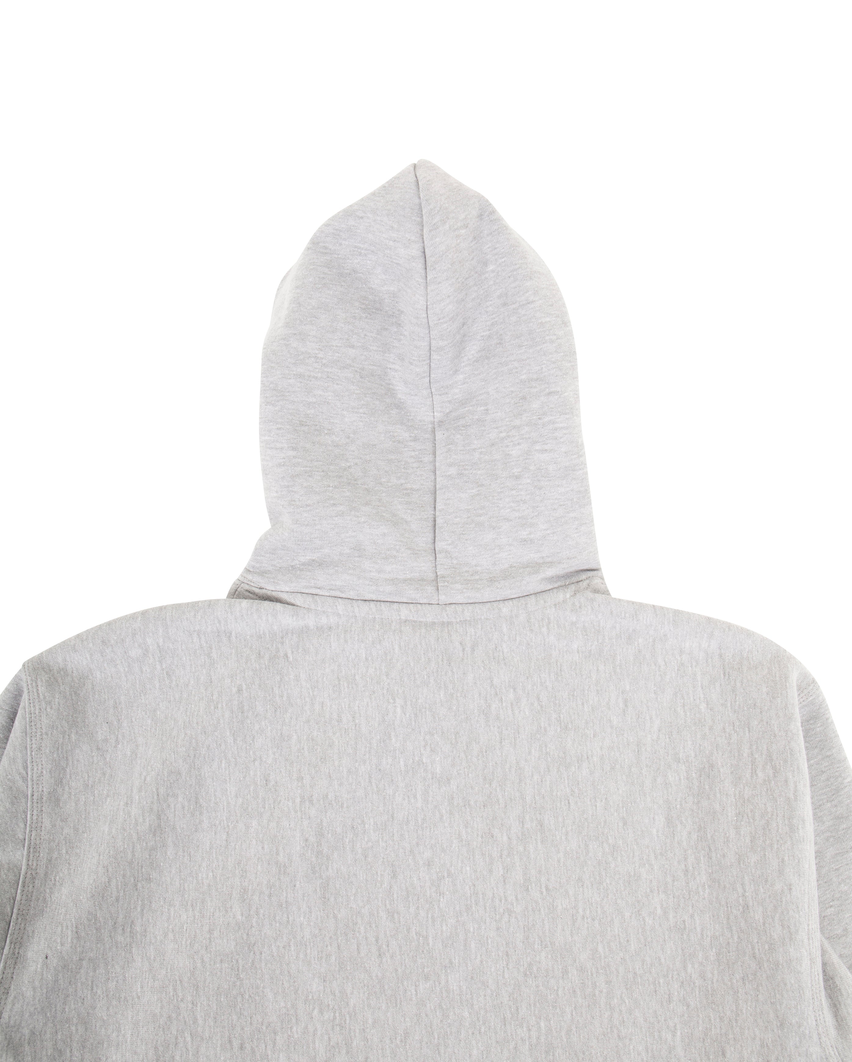 Stock Logo Hoodie Heather Grey