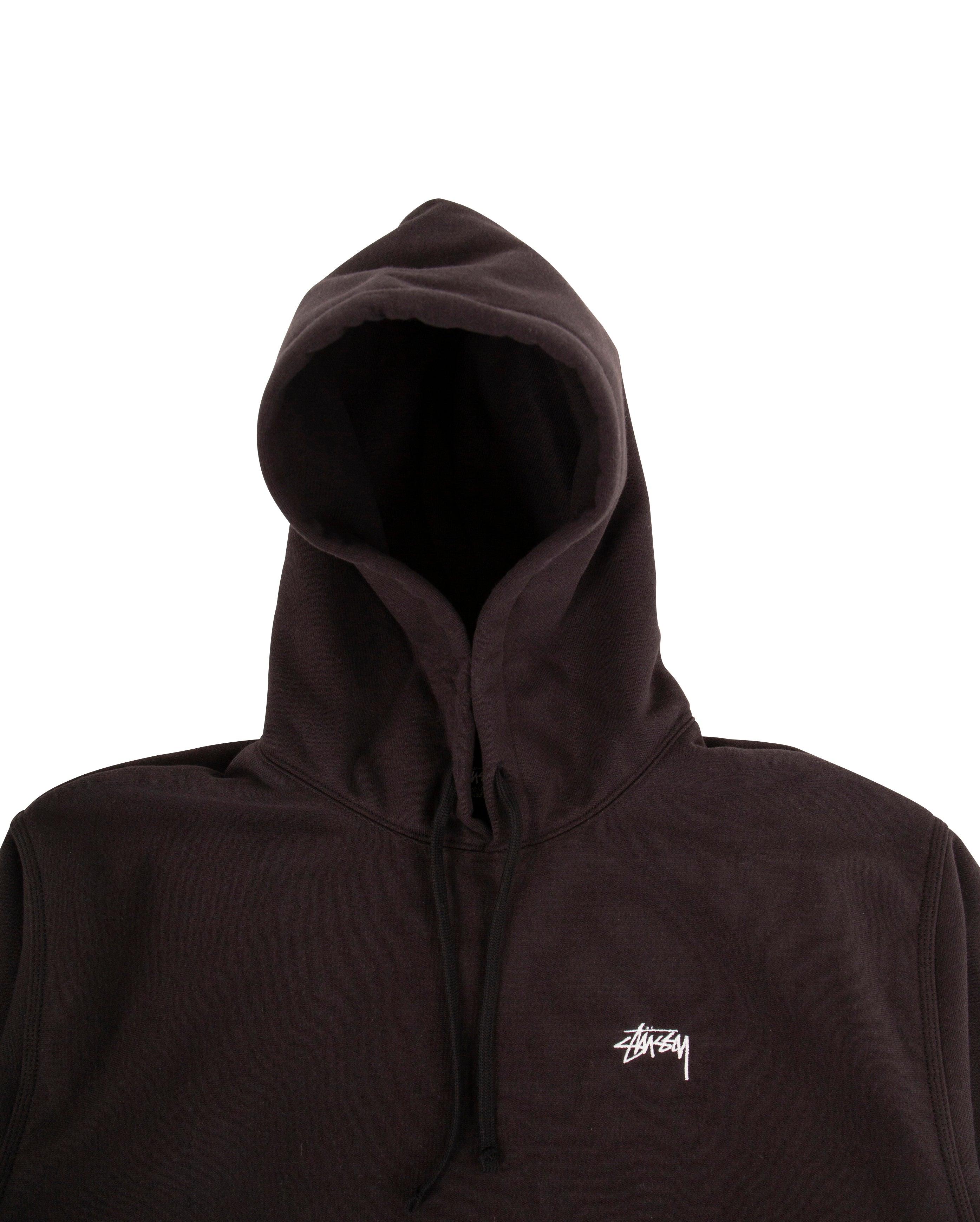 Stock Logo Hoodie Washed Black