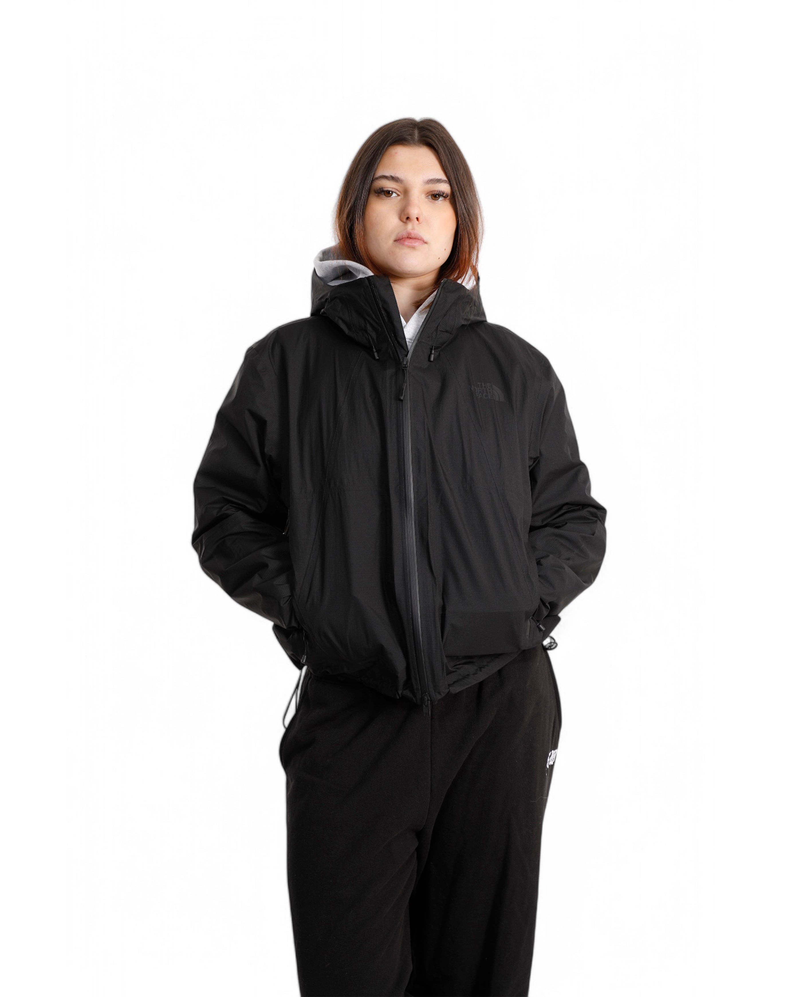 The North Face-W Packable Lt Rain Jacket Tnf Black-Starcowparis