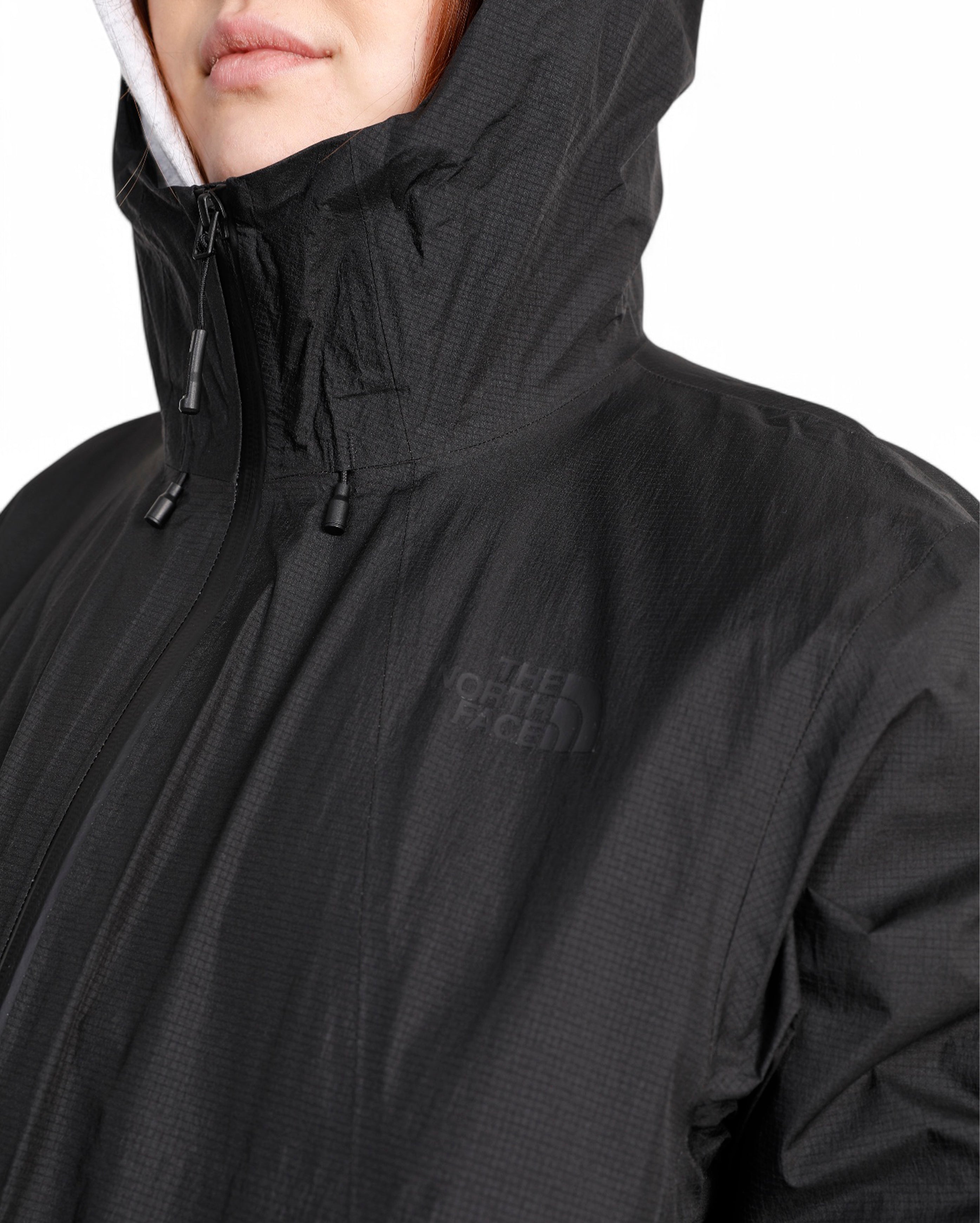 The North Face-W Packable Lt Rain Jacket Tnf Black-Starcowparis