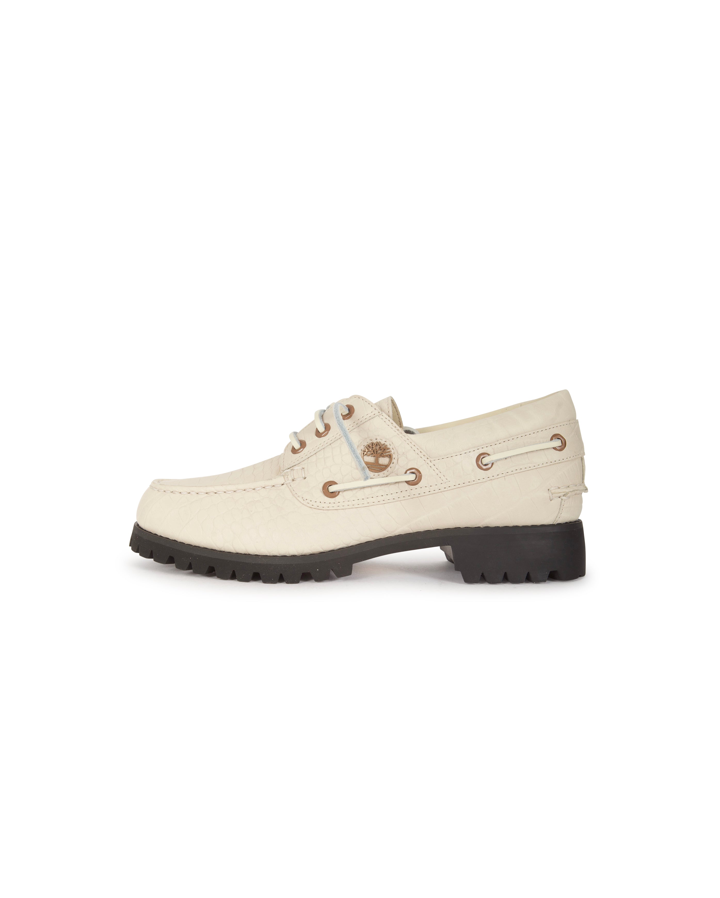 X VIBRAM Boat Shoe Light Beige - Starcowparis - 3