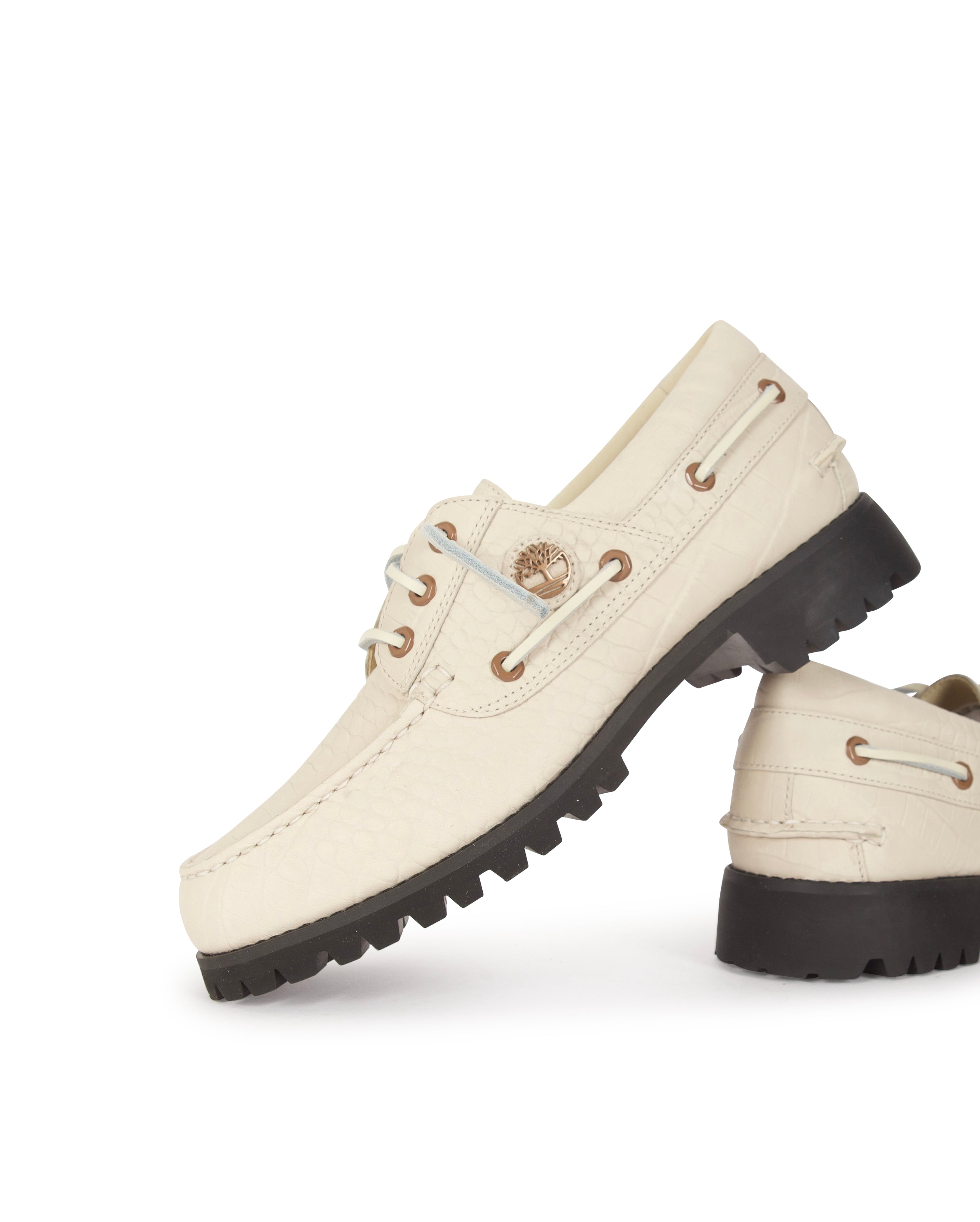 X VIBRAM Boat Shoe Light Beige - Starcowparis - 4