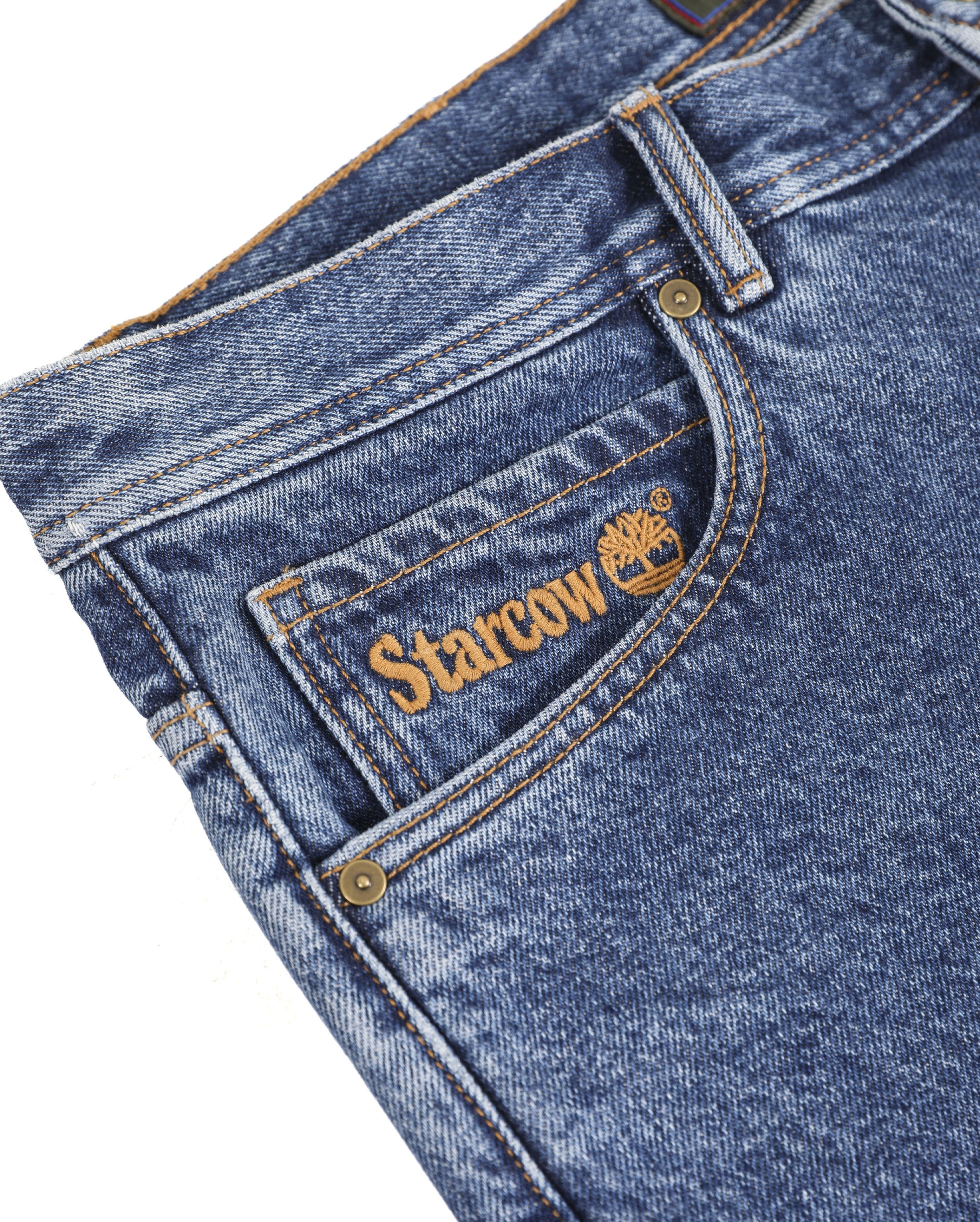 x Starcow Denim Loose Fit Pant True Blue 14oz