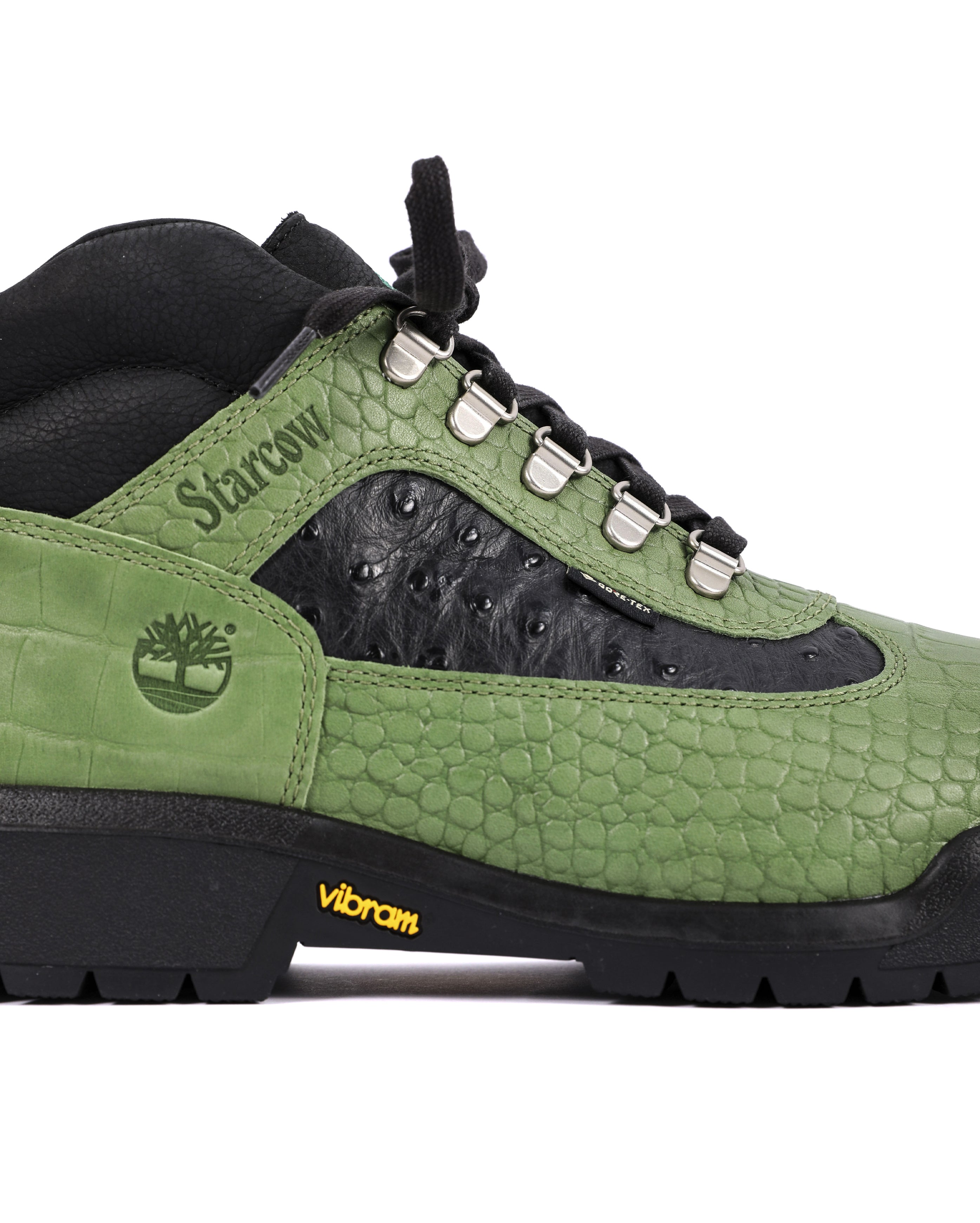 x Starcow Field Boots Mid Lace GTX Medium Green Full Grain - Starcowparis - 5