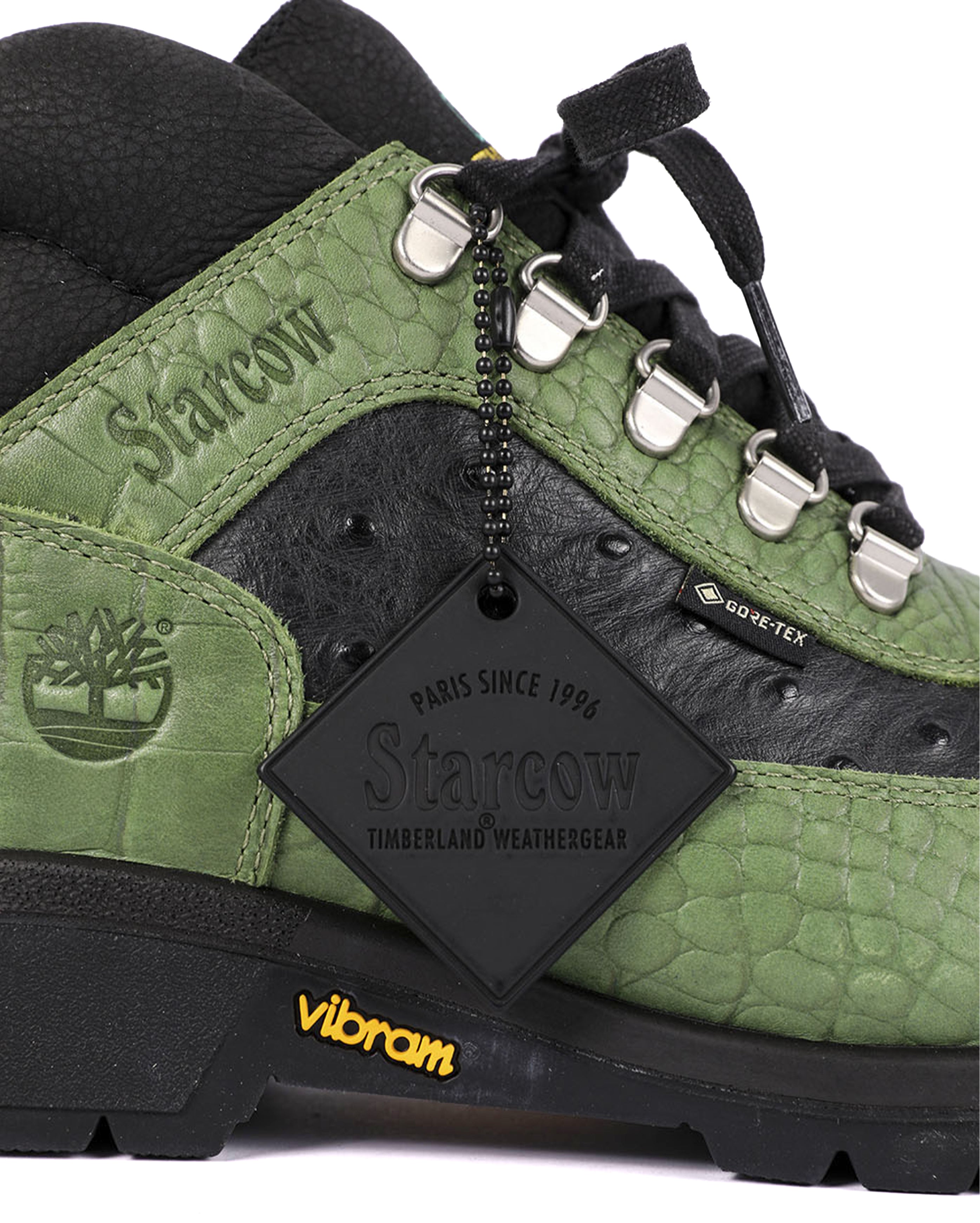 x Starcow Field Boots Mid Lace GTX Medium Green Full Grain - Starcowparis - 3