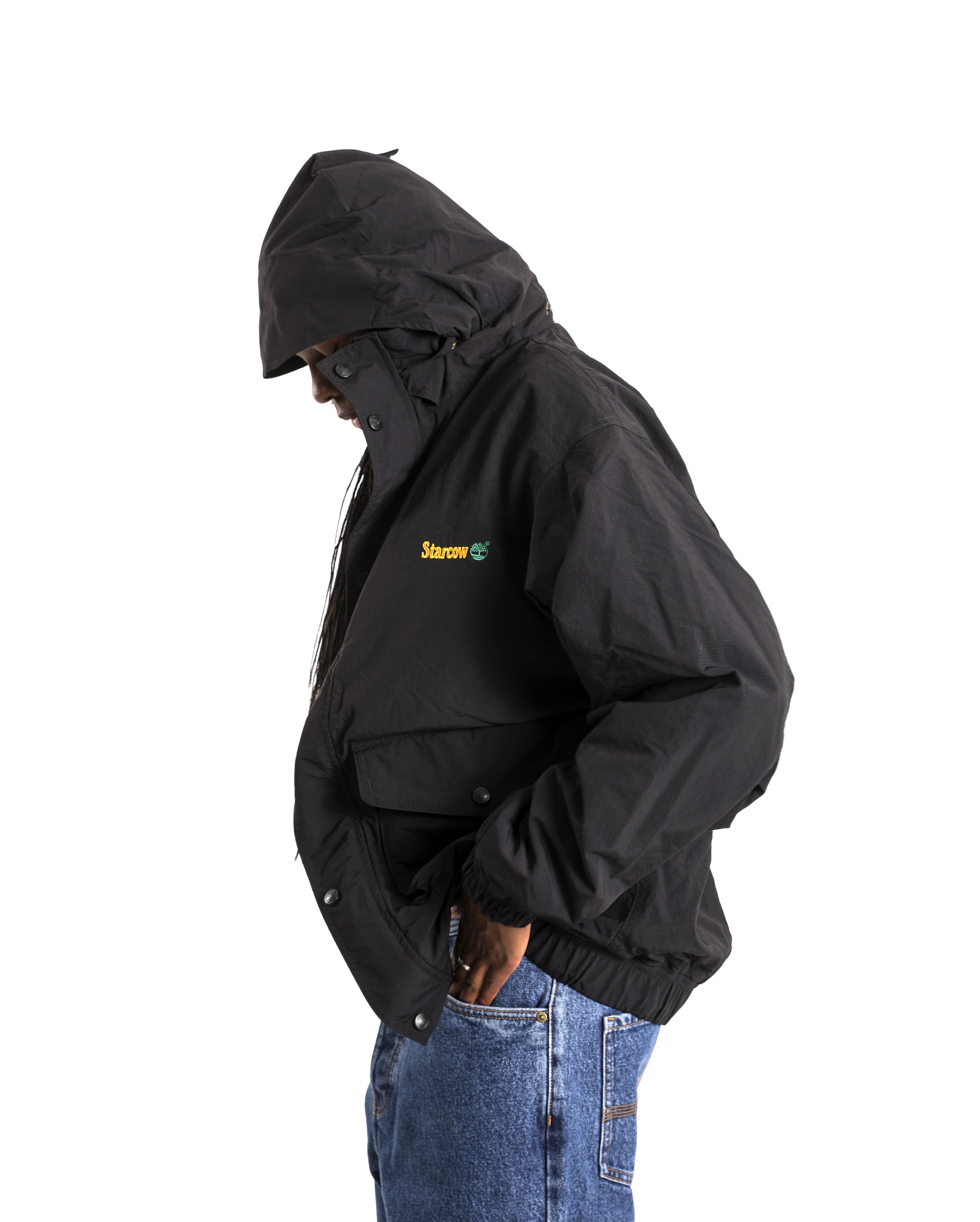 x Starcow Nylon Jacket Black