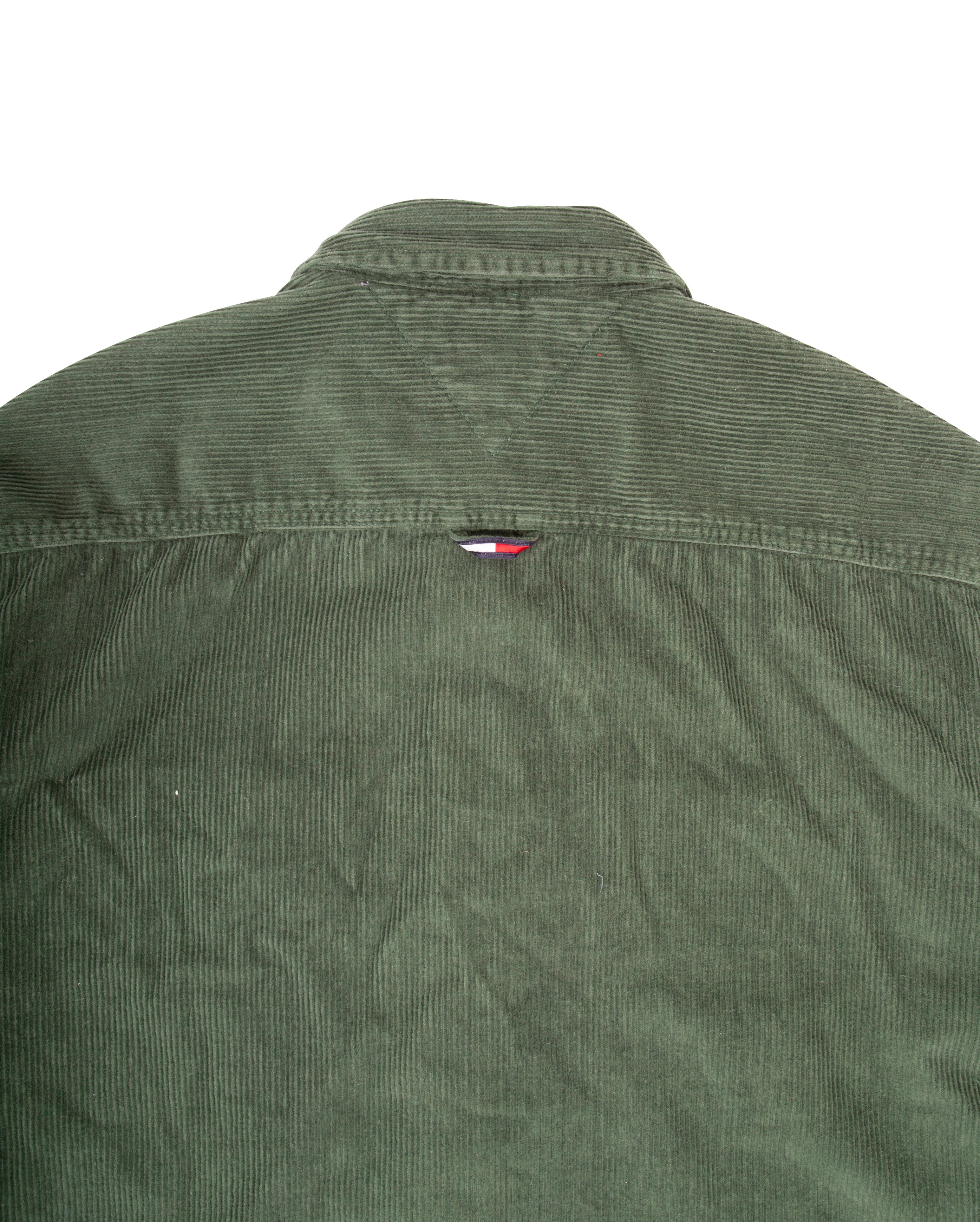 Casual Corduroy Shirt Green