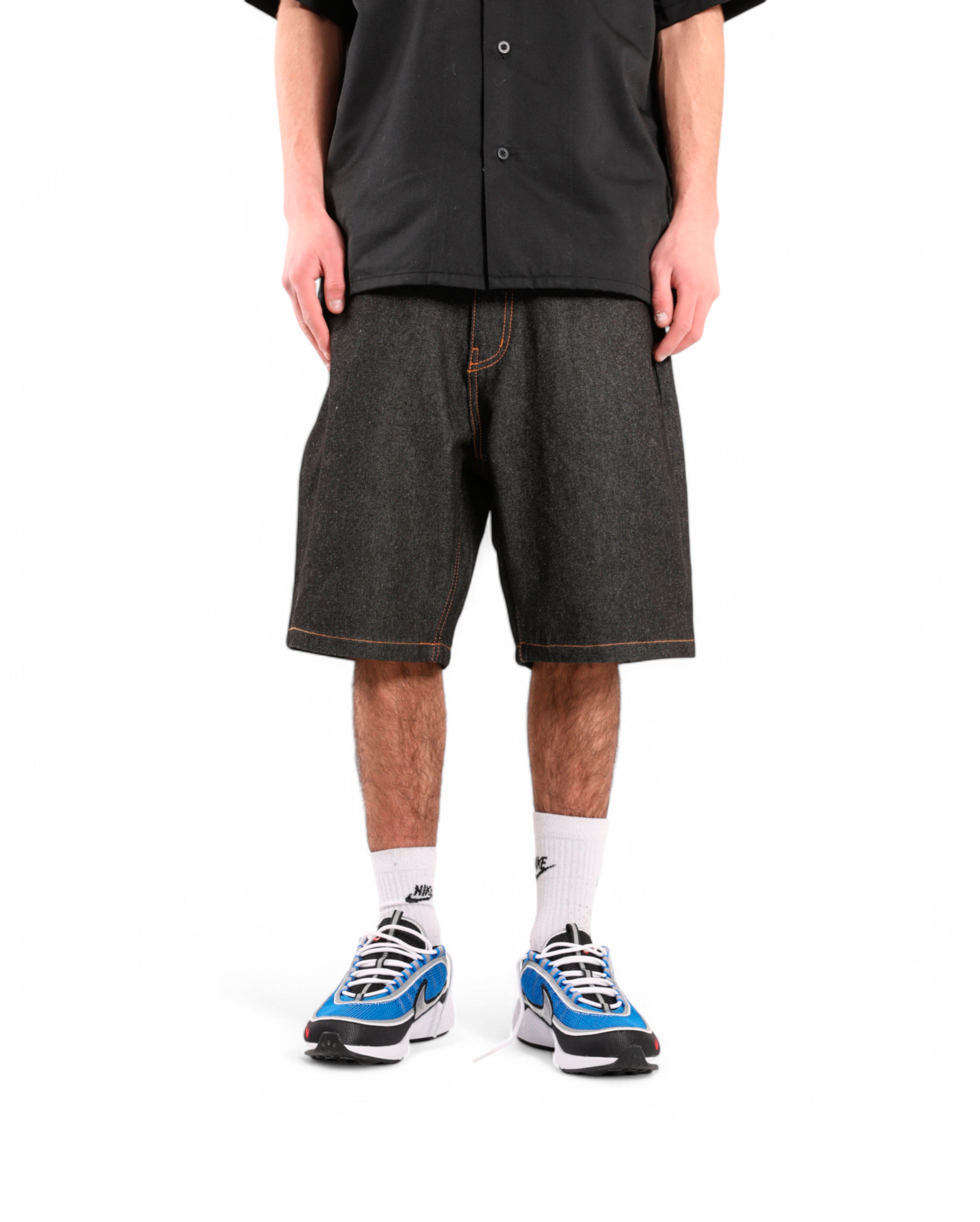 Xlarge-Old OG Denim Short Pants Black-Starcowparis - Starcowparis - 1