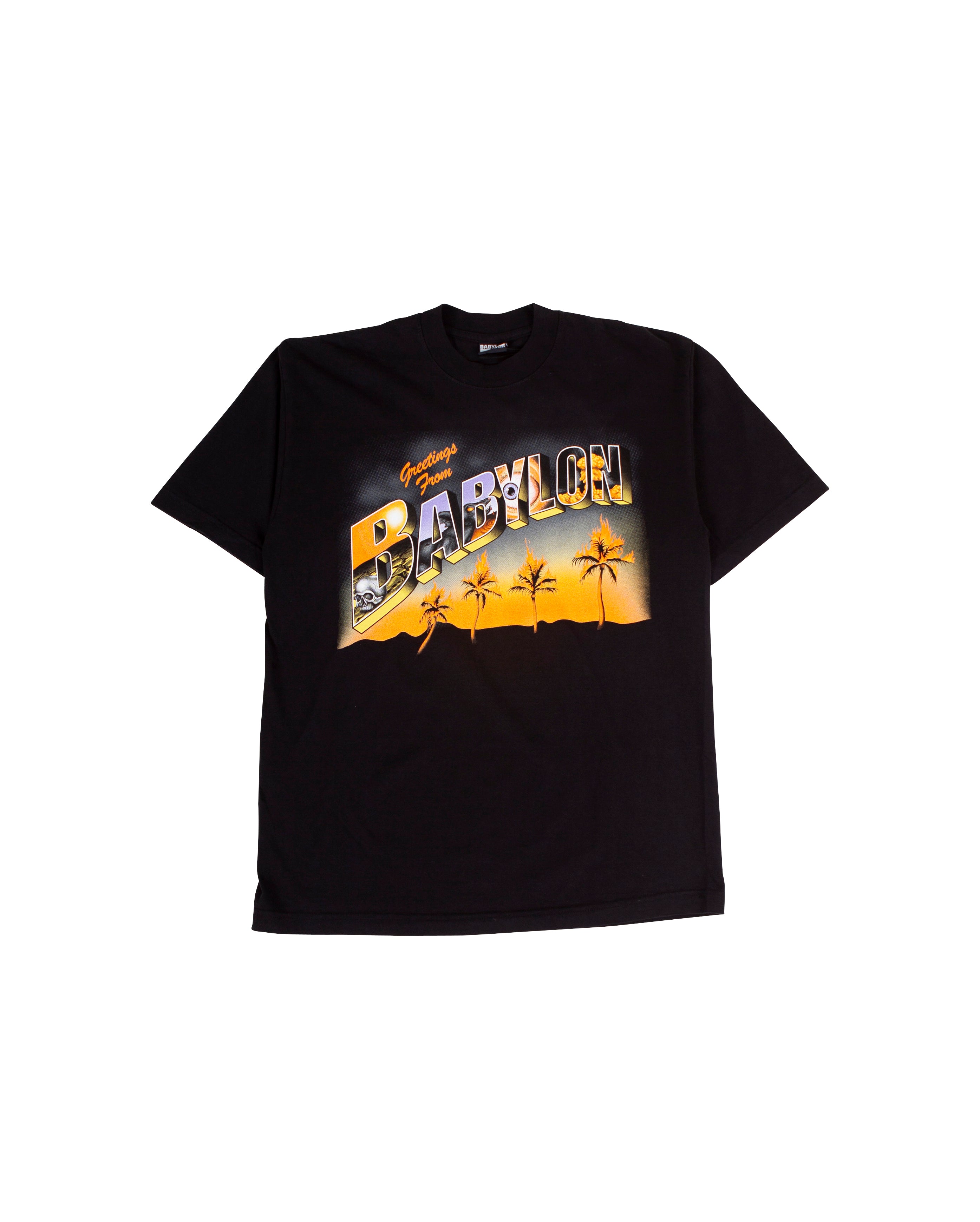 Greetings From Babylon Tee Black - Starcowparis - Starcowparis - 1