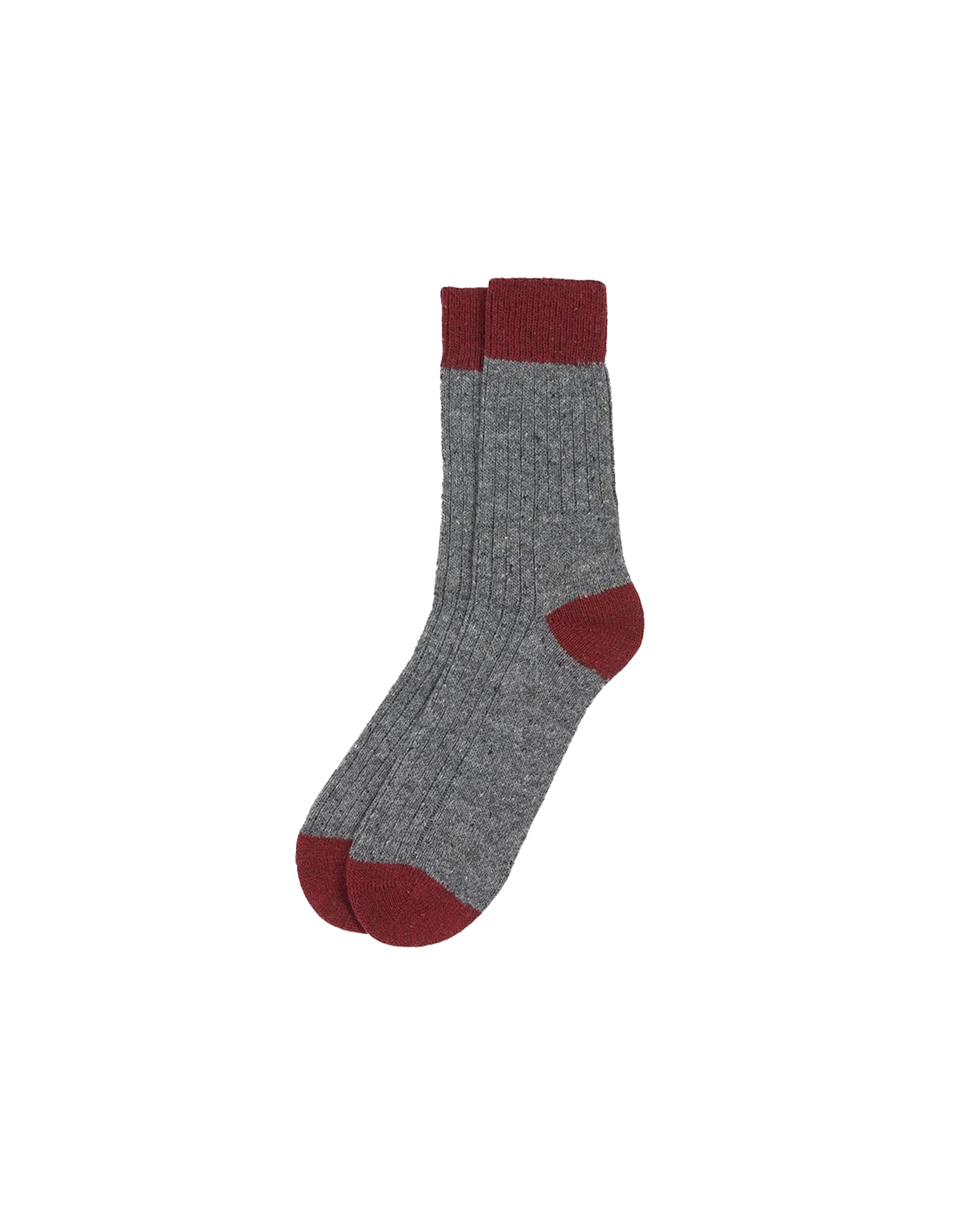Houghton Socks Mid Grey Red - Starcowparis - 1