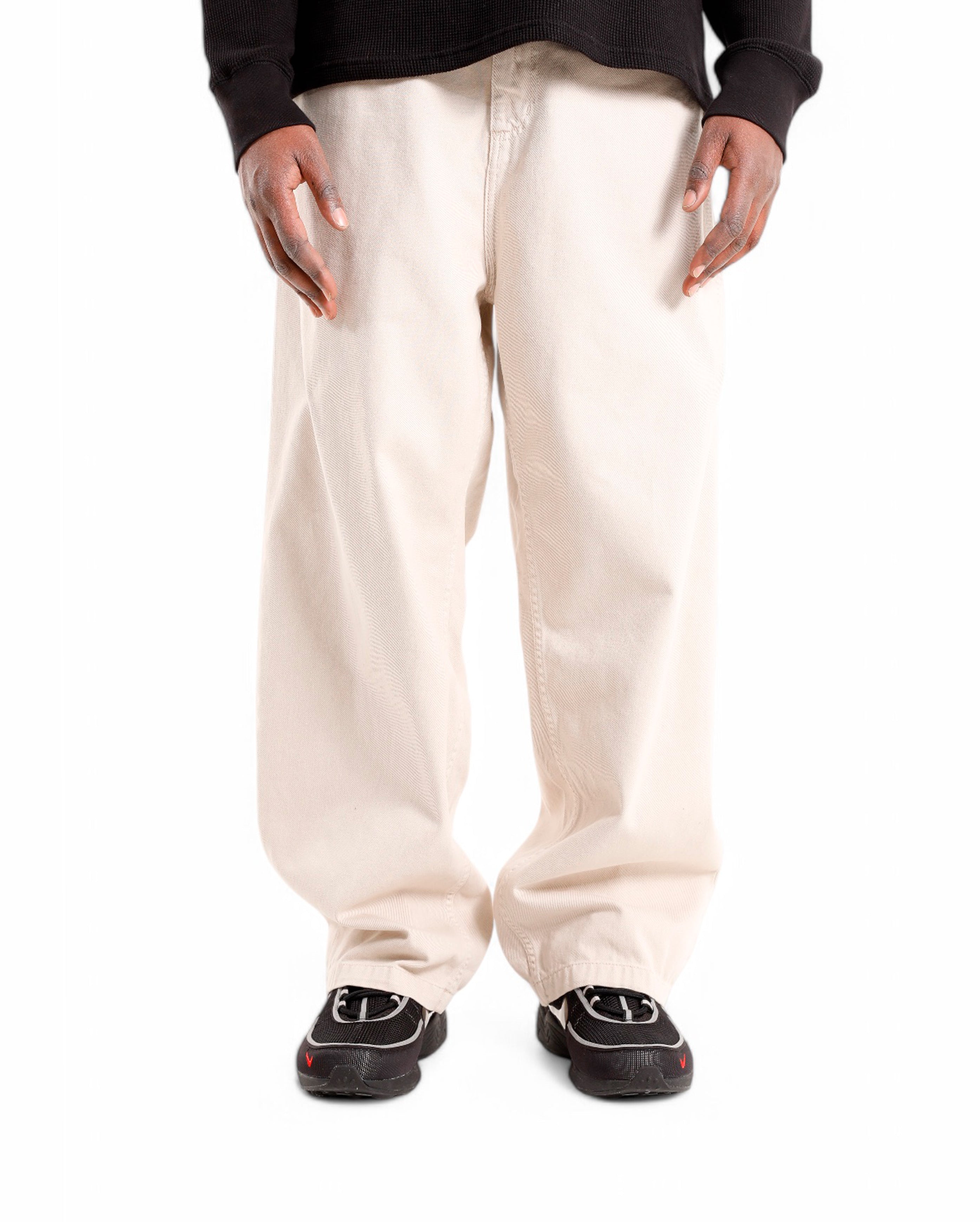 Carhartt WIP-Brandon Pant Fleur De Sel Stone Dyed-Starcowparis