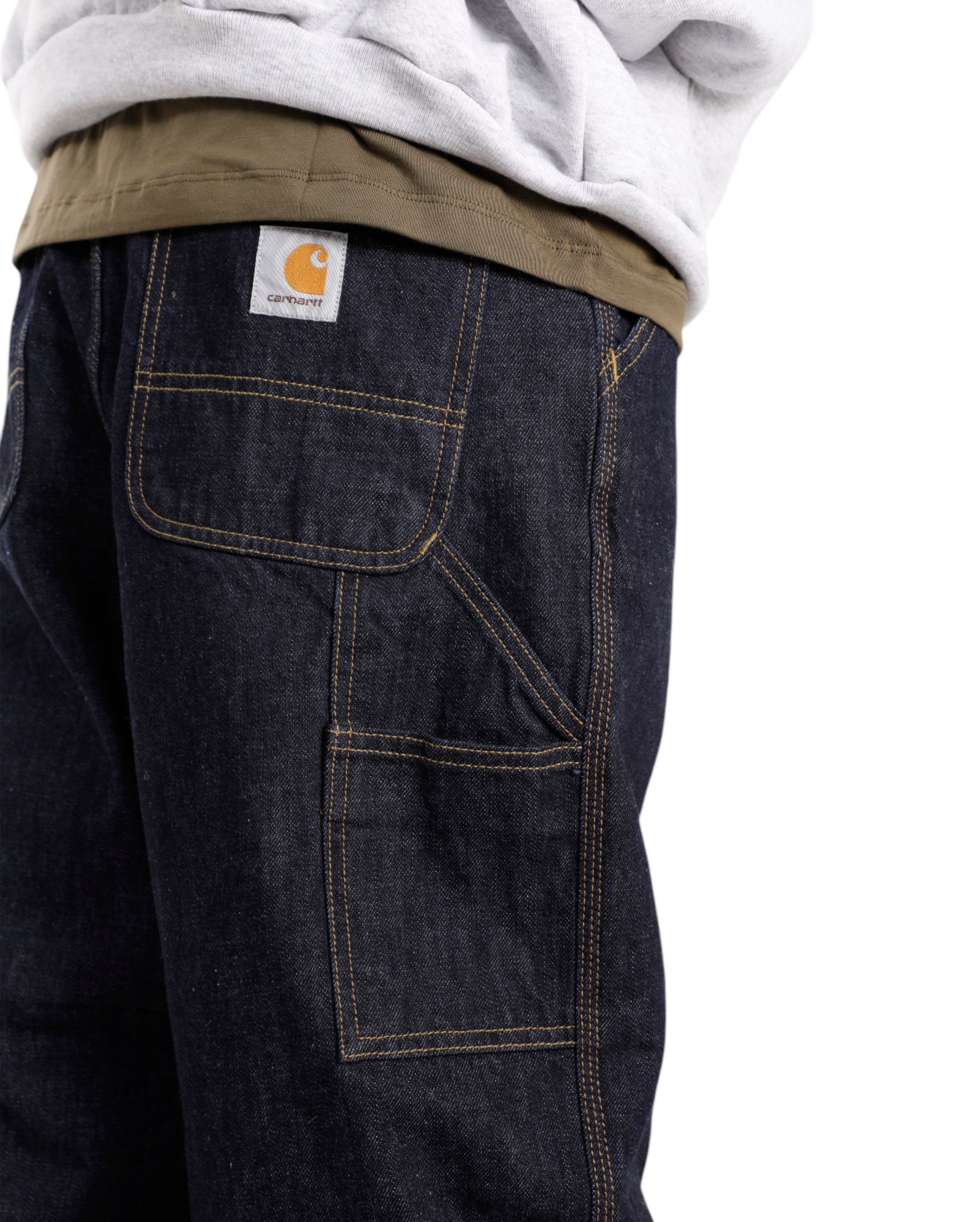 Carhartt WIP-OG Single Knee Pant Blue Rinsed-Starcowparis