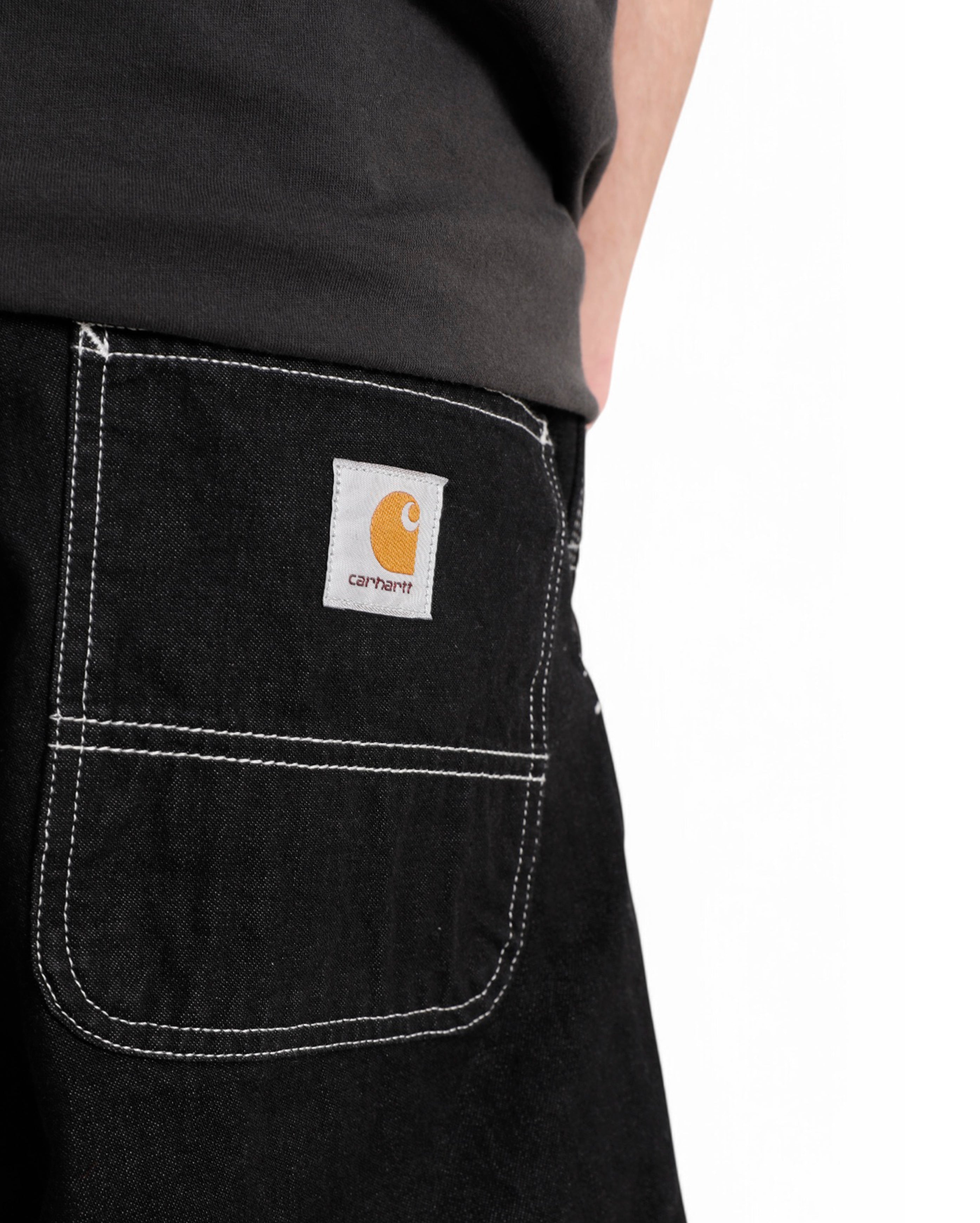 Carhartt WIP-Simple Short Black One Wash-Starcowparis