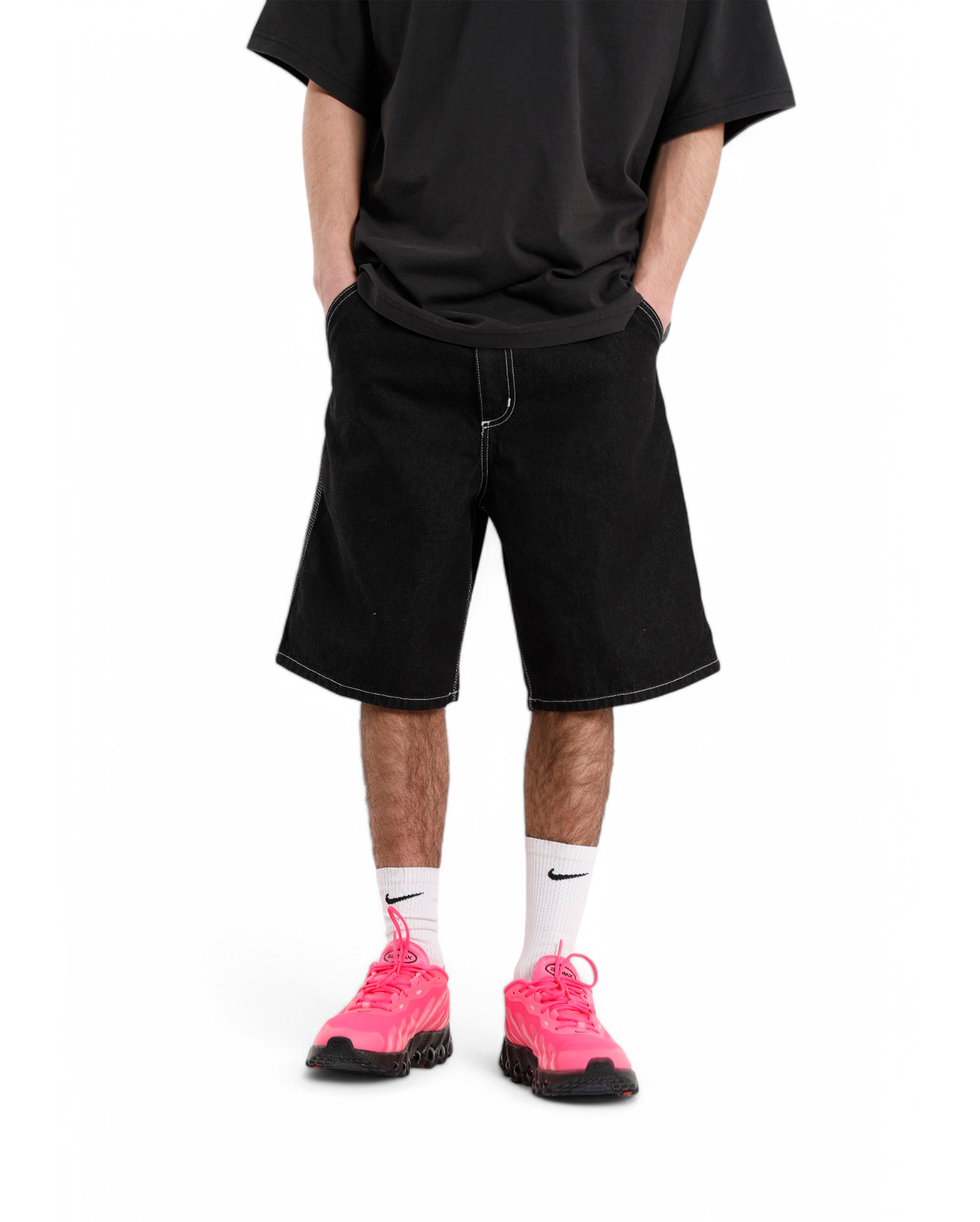 Carhartt WIP-Simple Short Black One Wash-Starcowparis