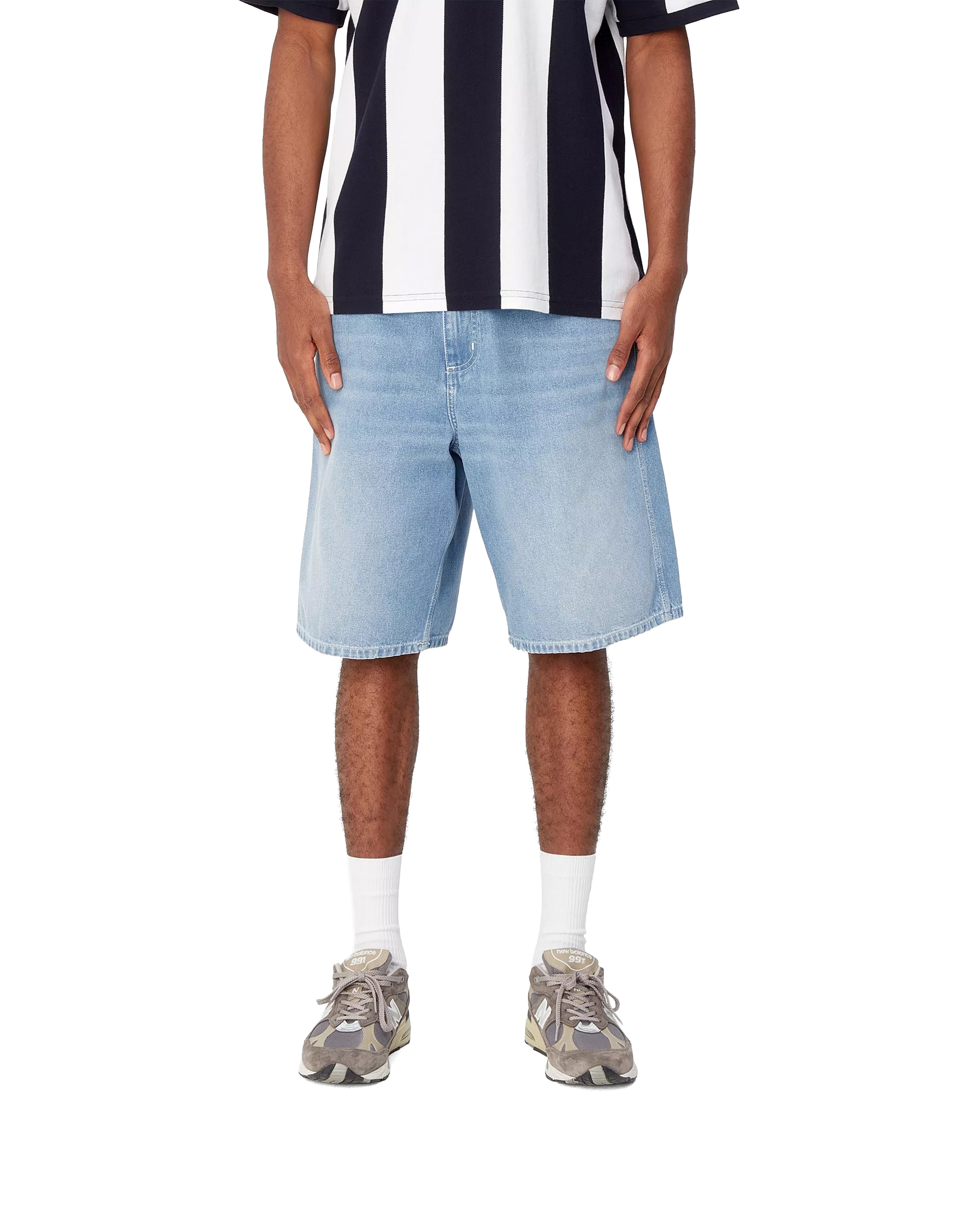 Carhartt WIP-Simple Short Blue Light True Washed-Starcowparis - Starcowparis - 2
