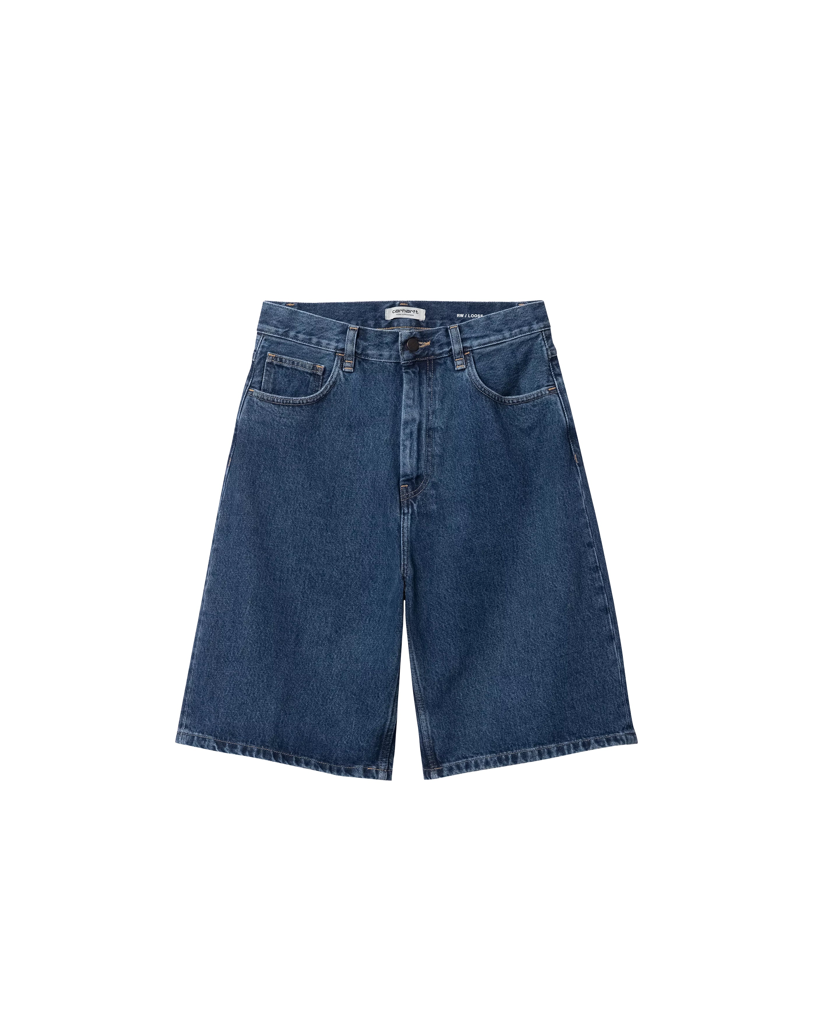Carhartt WIP-W' Brandon Short Blue Stone Washed-Starcowparis - Starcowparis - 1