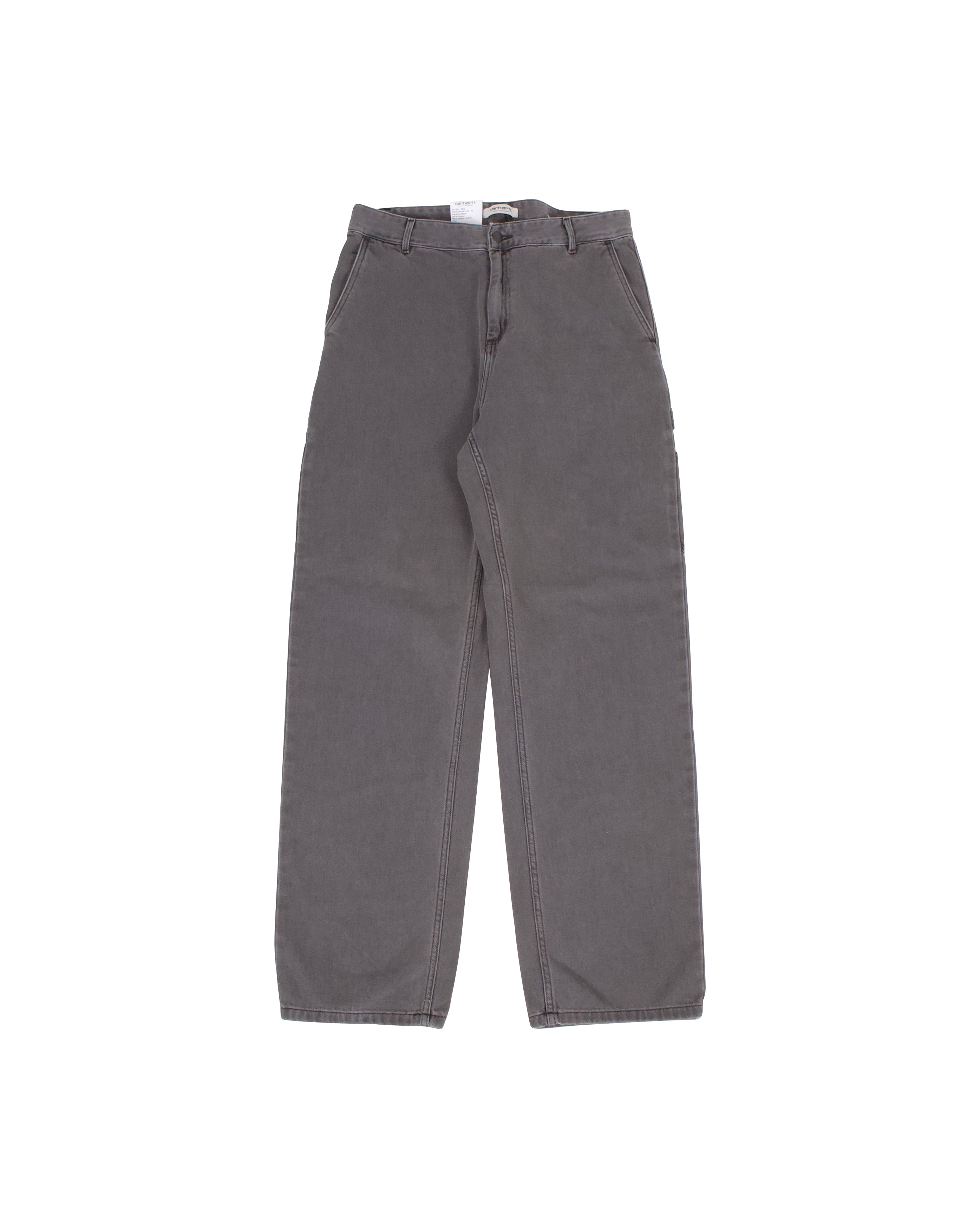 W Pierce Pant Straight Black Stone Bleached - Starcowparis