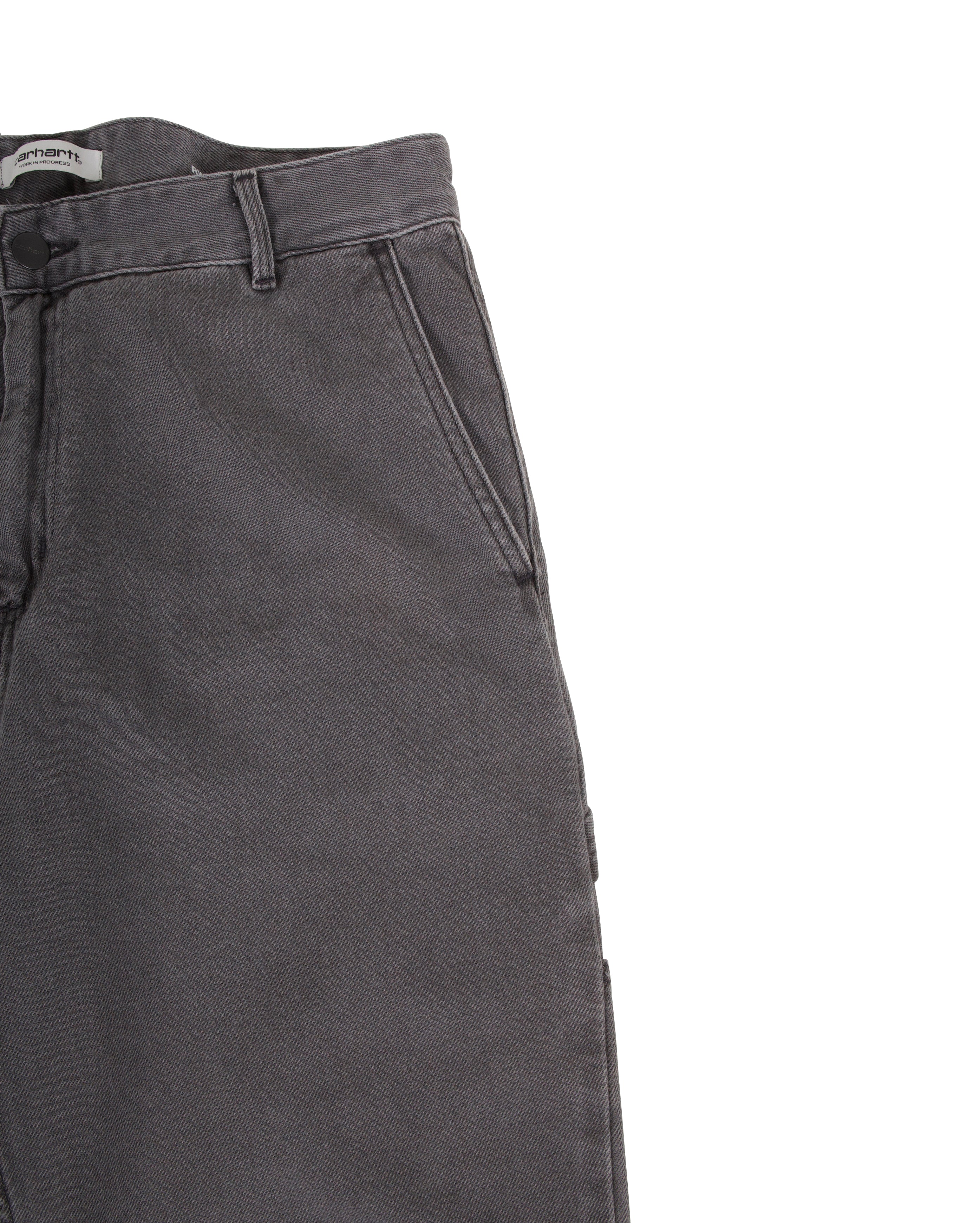 W Pierce Pant Straight Black Stone Bleached - Starcowparis
