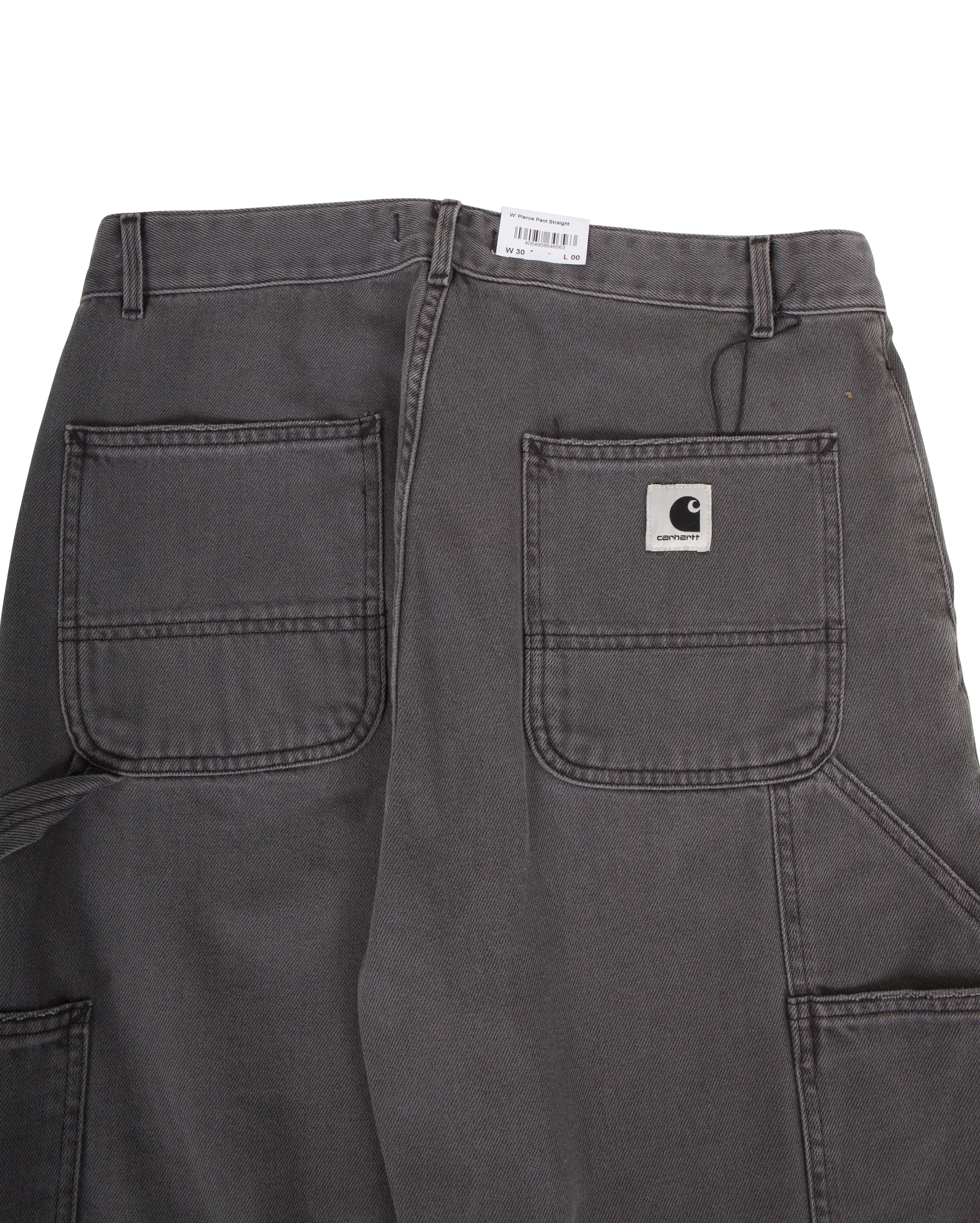 W Pierce Pant Straight Black Stone Bleached - Starcowparis