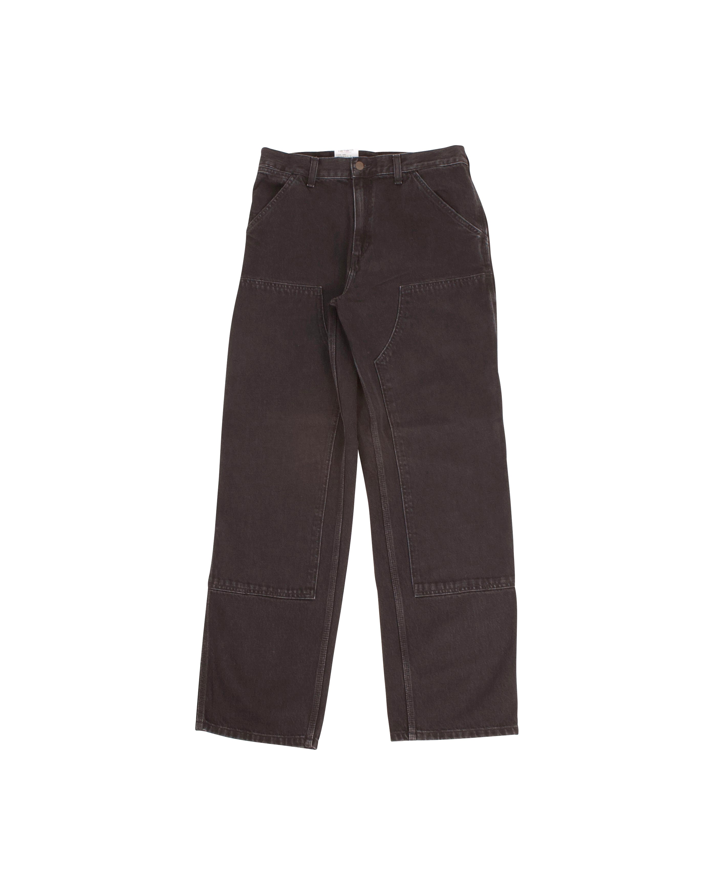 Double Knee Pant Black Stone Washed - Starcowparis