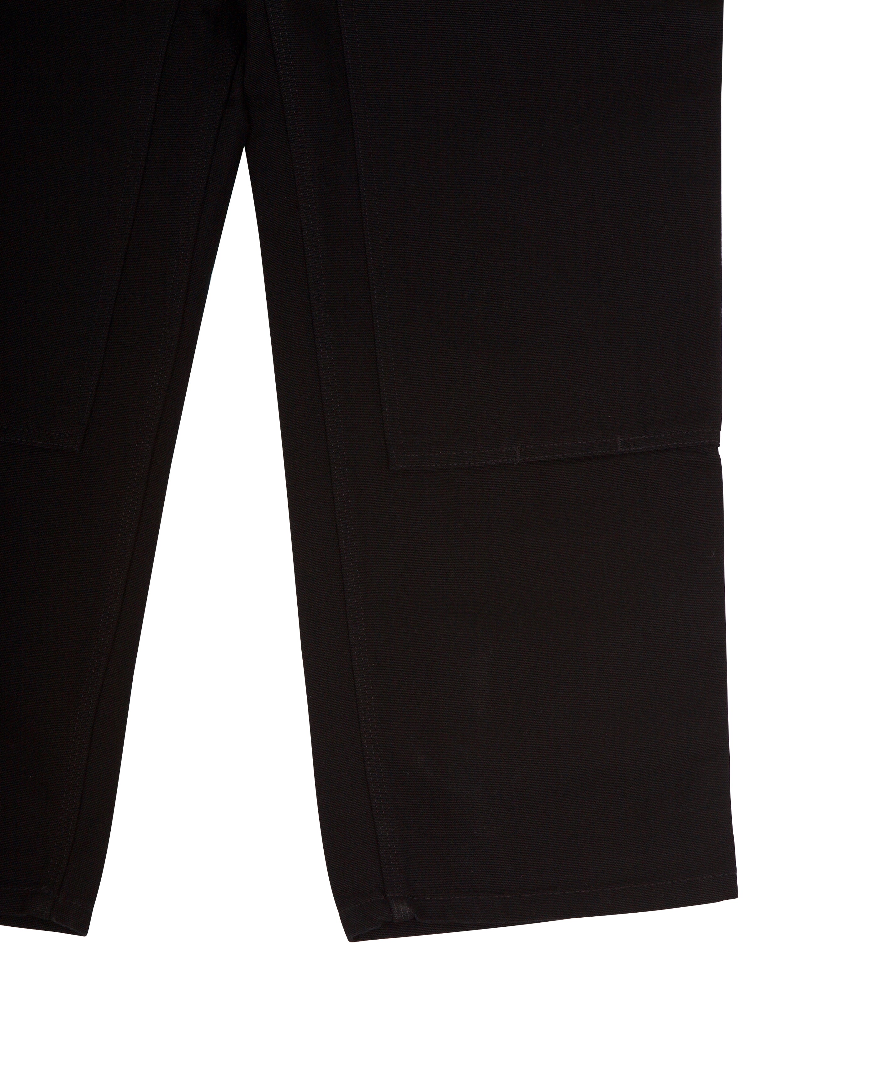 Double Knee Pant Dearborn Canvas Black Rinsed - Starcowparis