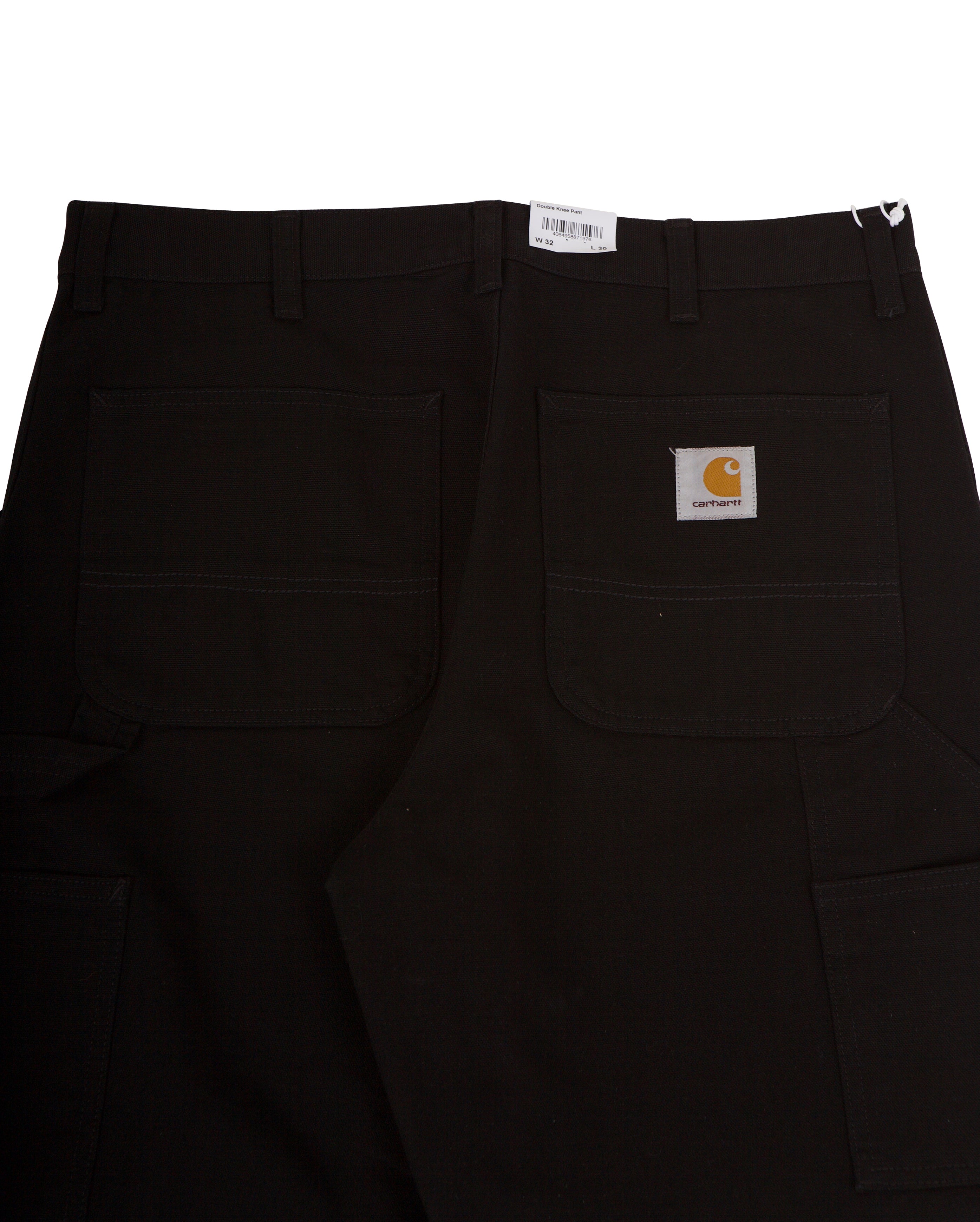 Double Knee Pant Dearborn Canvas Black Rinsed - Starcowparis