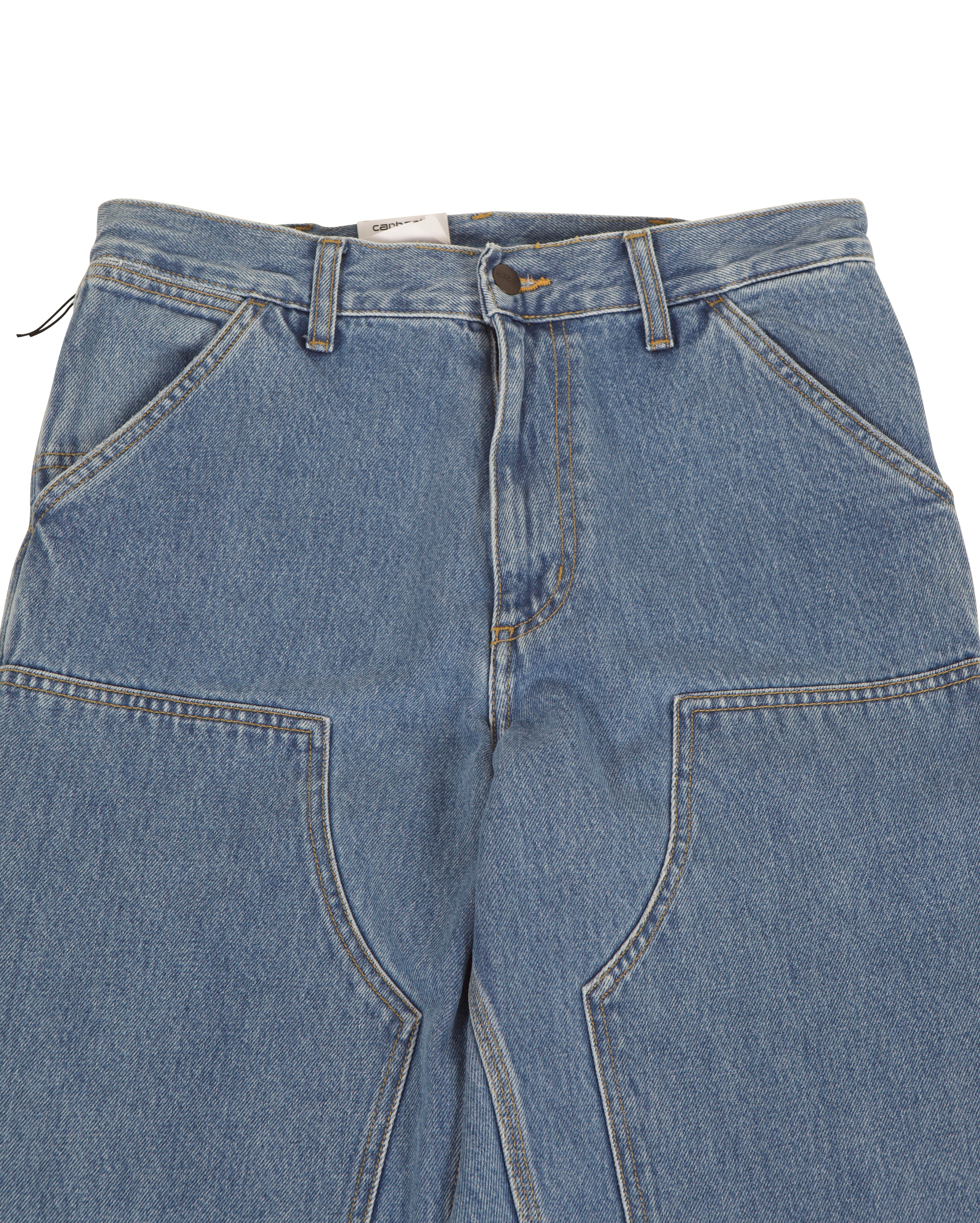 Double Knee Pant Blue Stone Bleached - Starcowparis