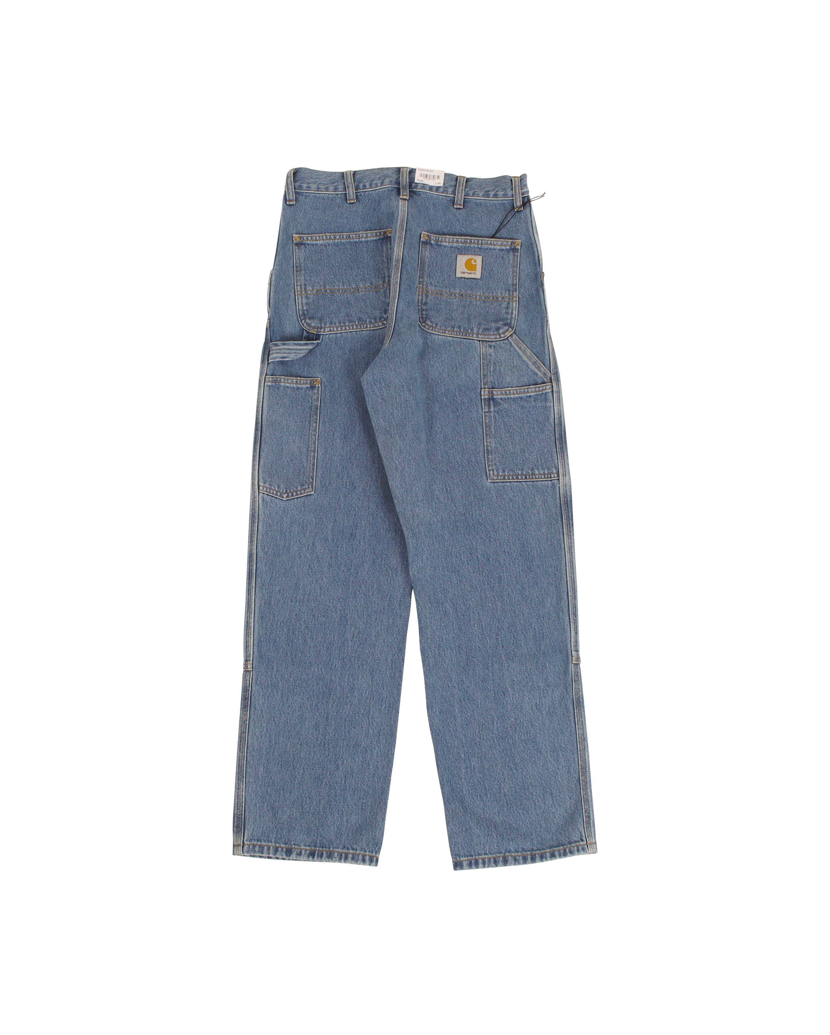 Double Knee Pant Blue Stone Bleached - Starcowparis