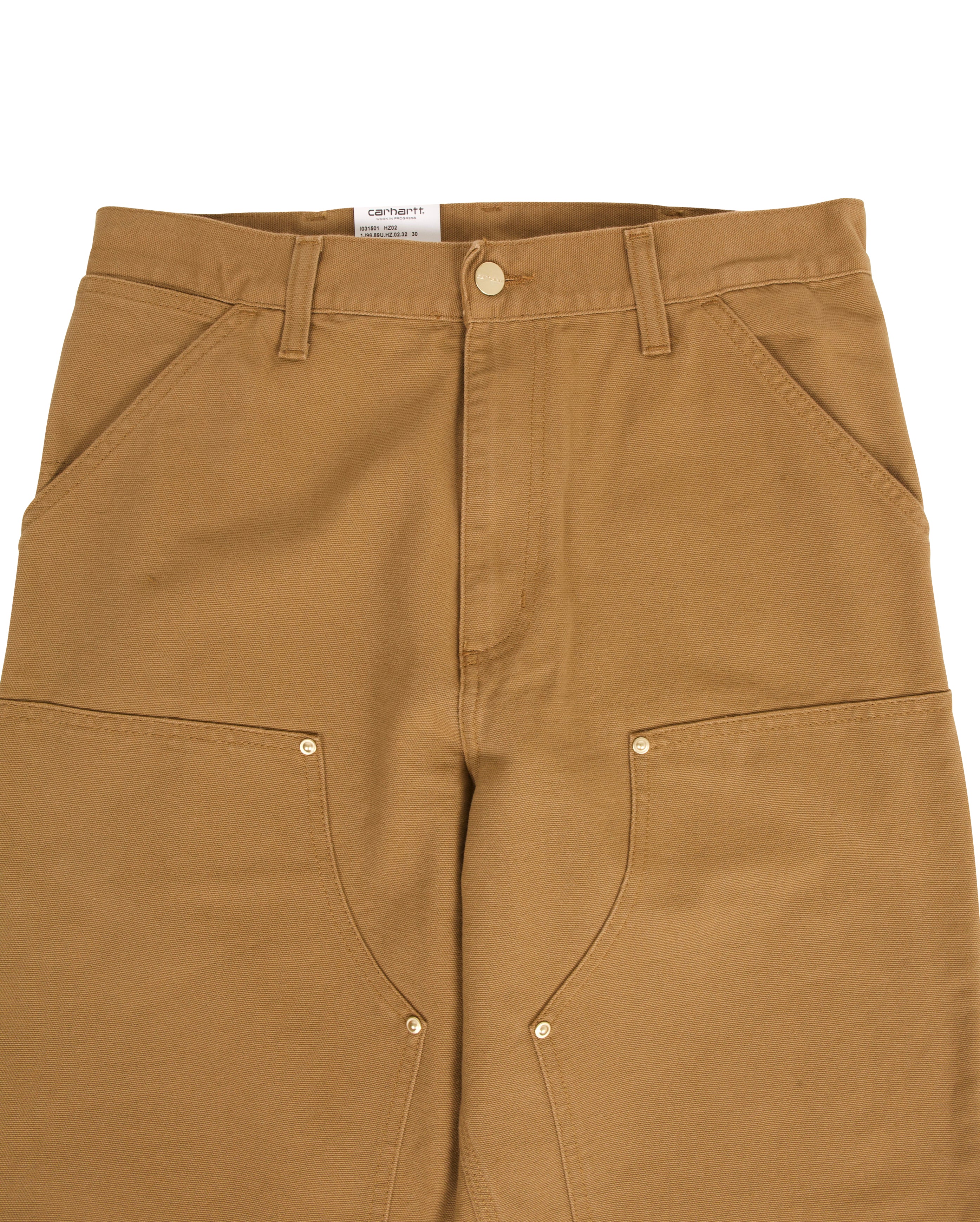 Double Knee Pant Hamilton Brown Rinsed - Starcowparis