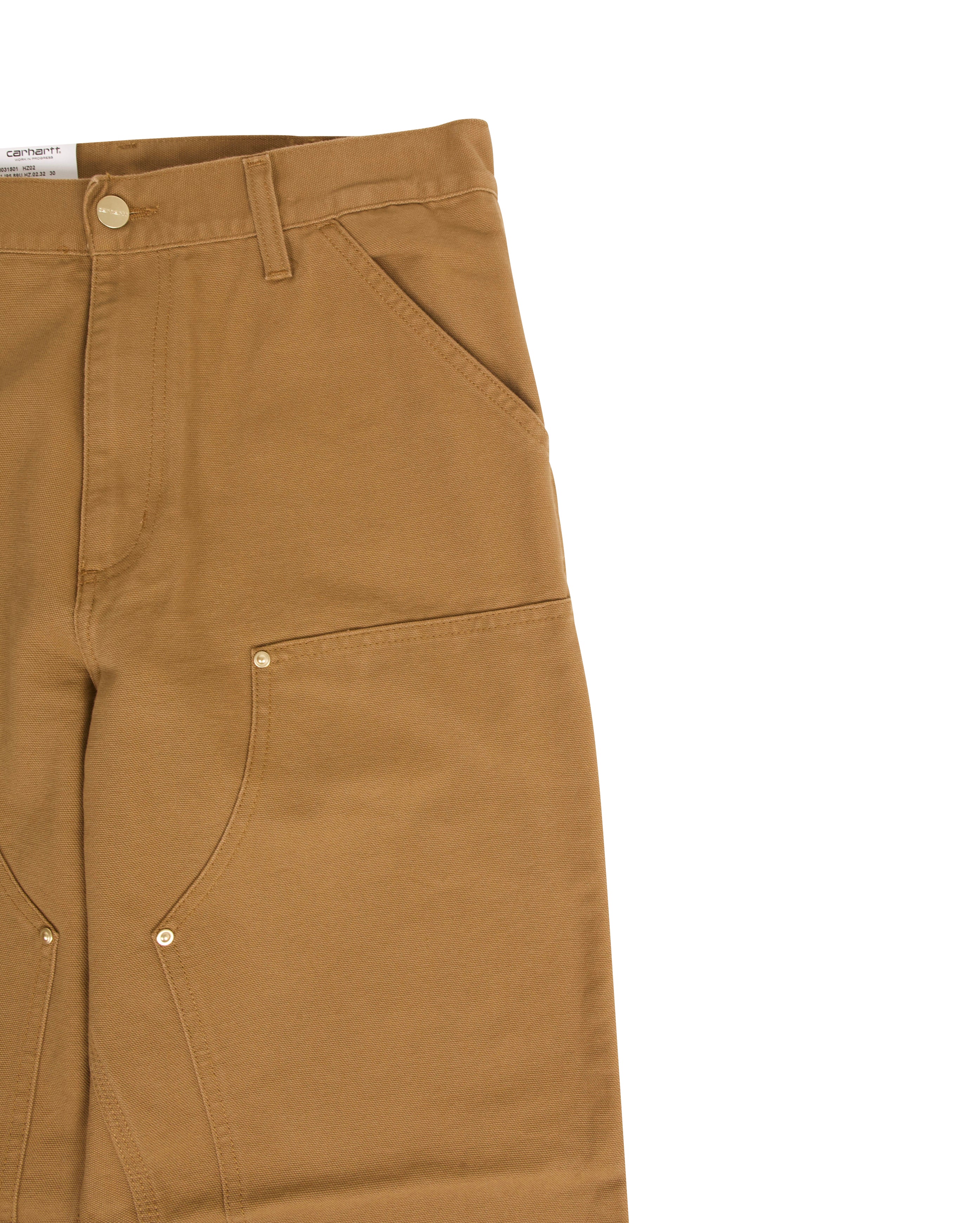 Double Knee Pant Hamilton Brown Rinsed - Starcowparis