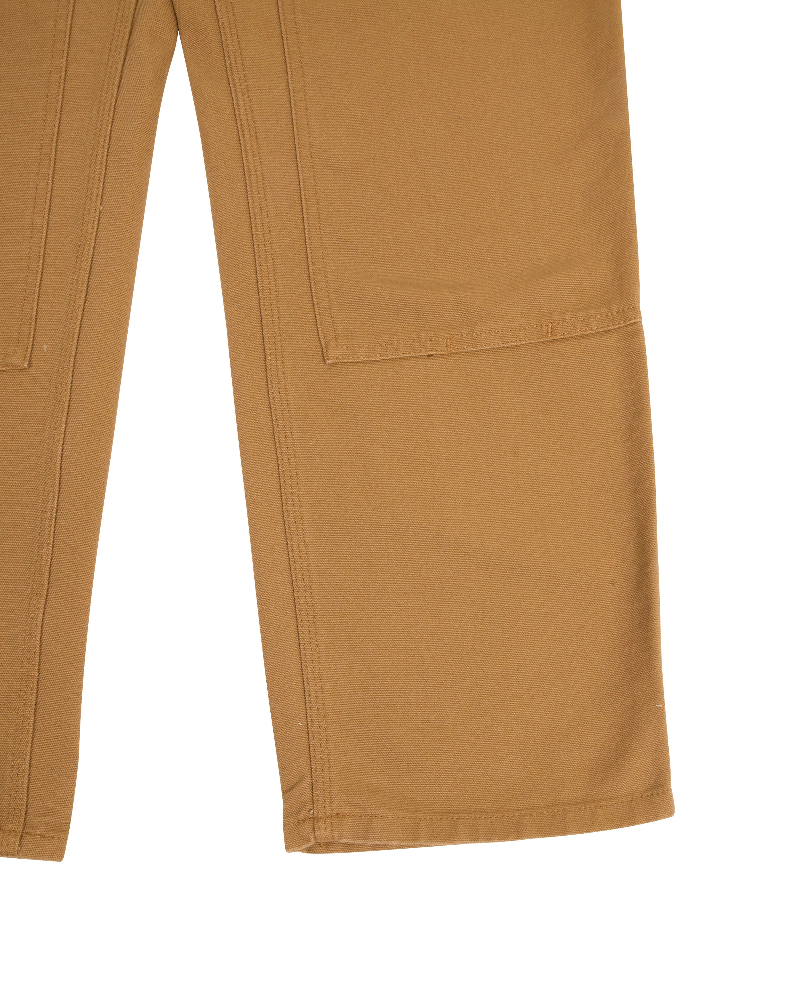 Double Knee Pant Hamilton Brown Rinsed - Starcowparis