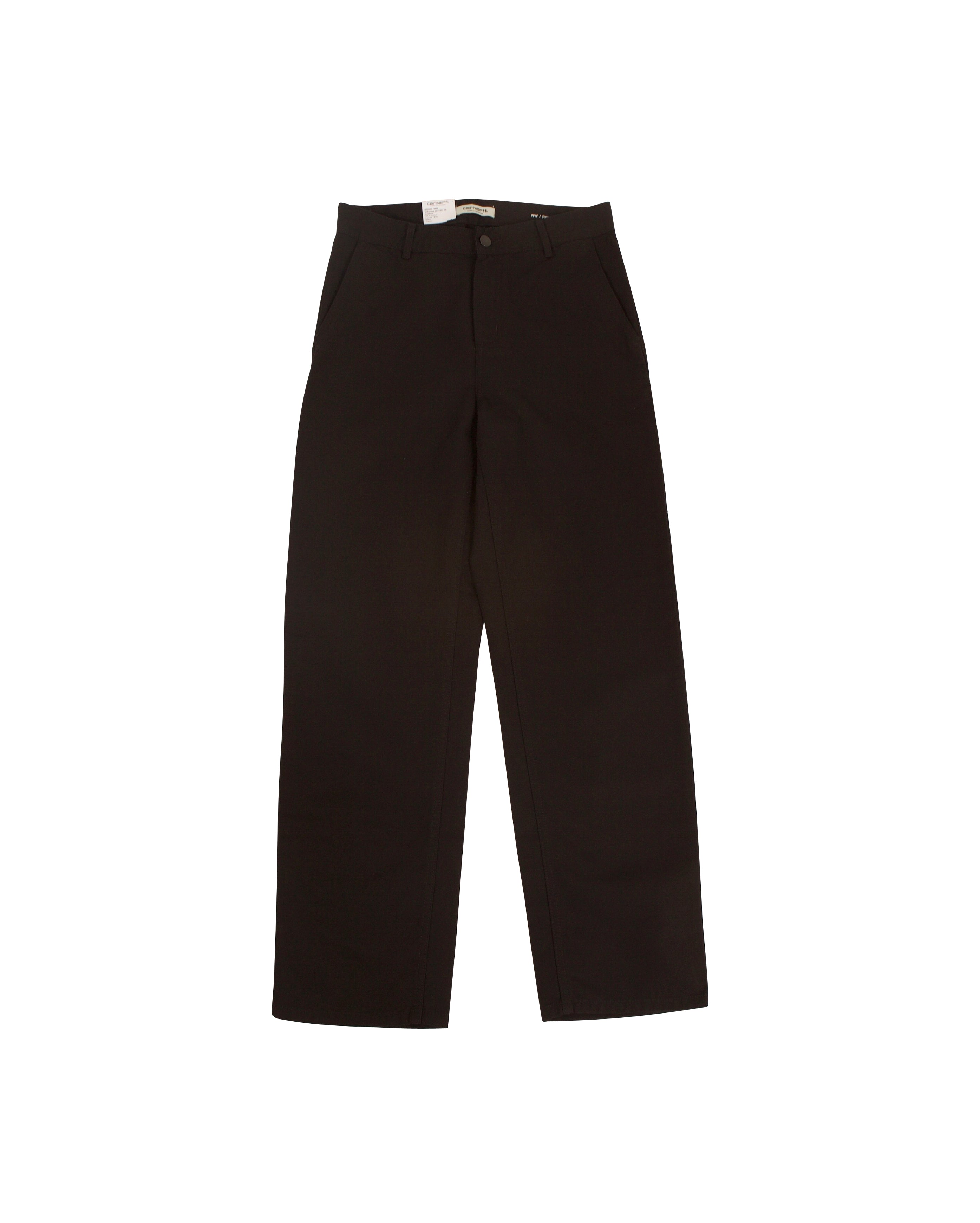 W Pierce Pant Straight Hubbard Canvas Black Rinsed - Starcowparis