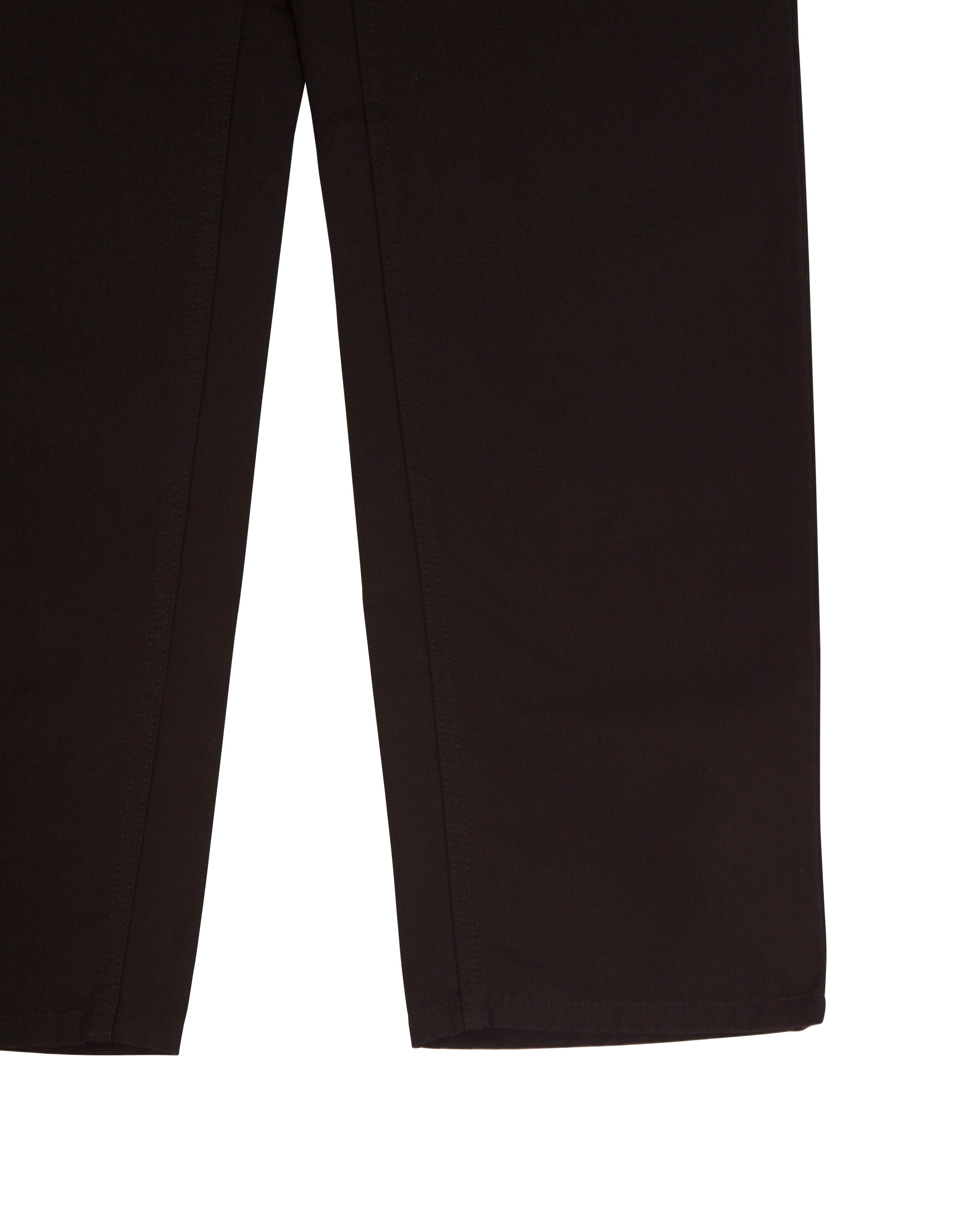 W Pierce Pant Straight Hubbard Canvas Black Rinsed - Starcowparis