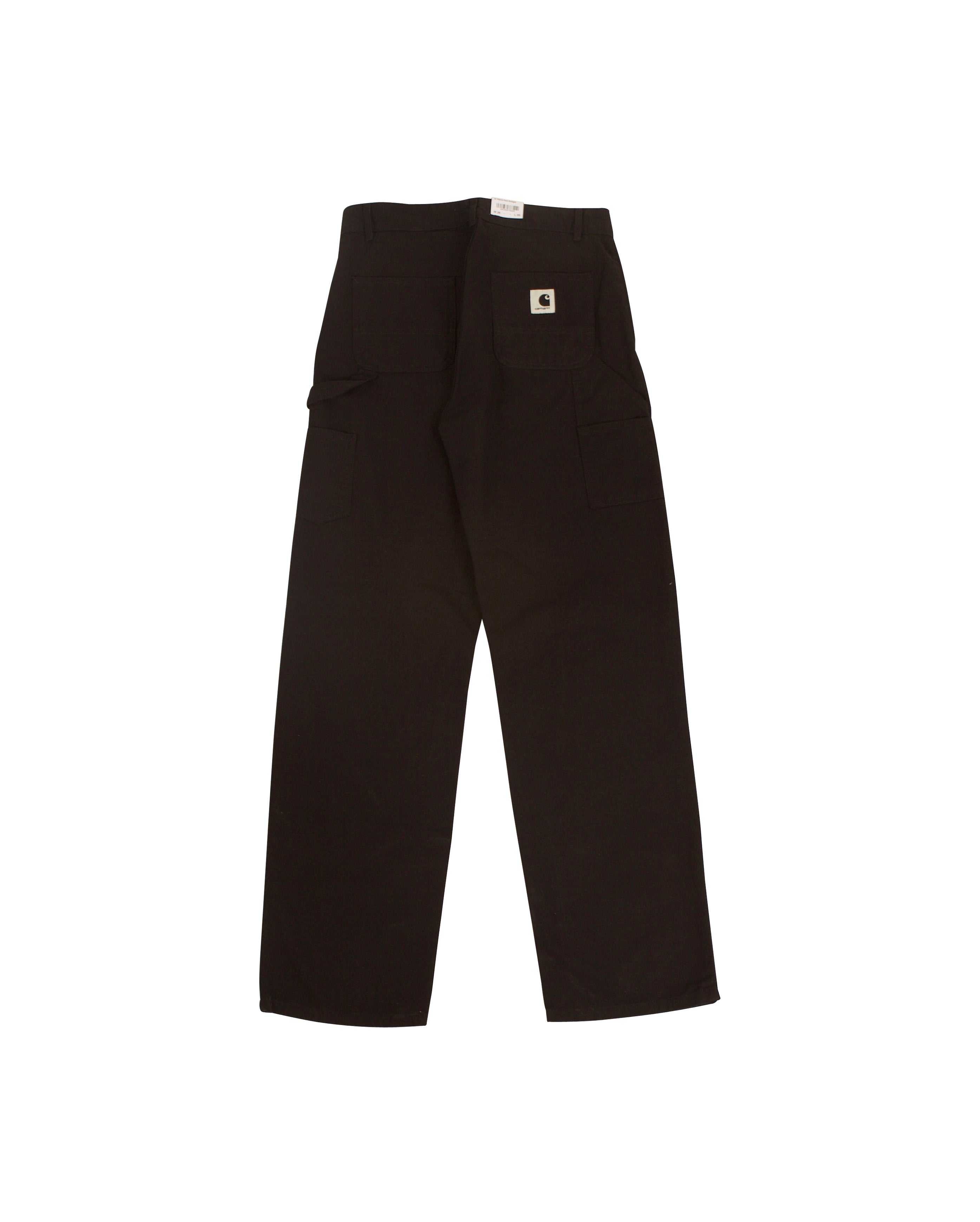 W Pierce Pant Straight Hubbard Canvas Black Rinsed - Starcowparis