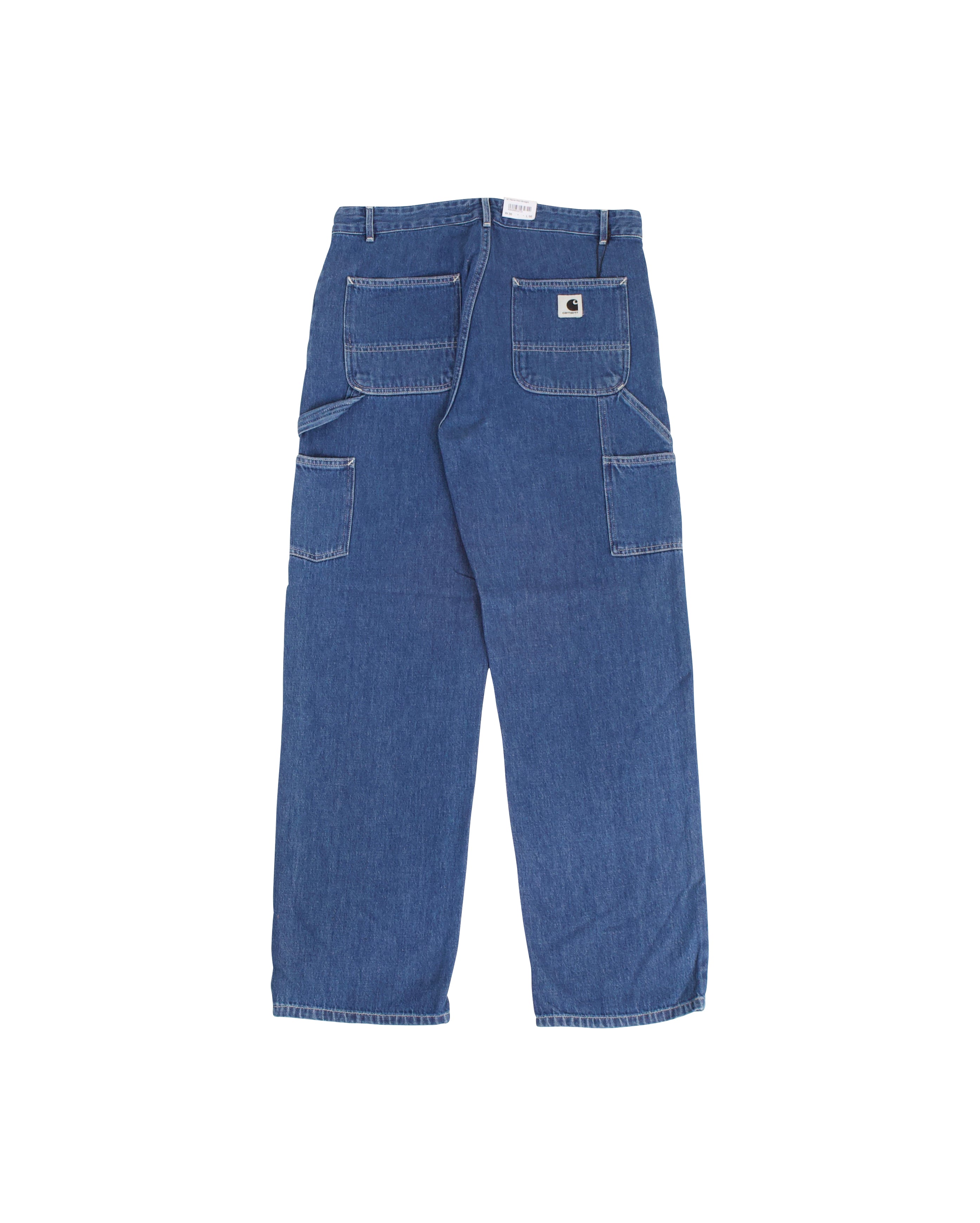 W Pierce Pant Straight Blue Stone Washed - Starcowparis