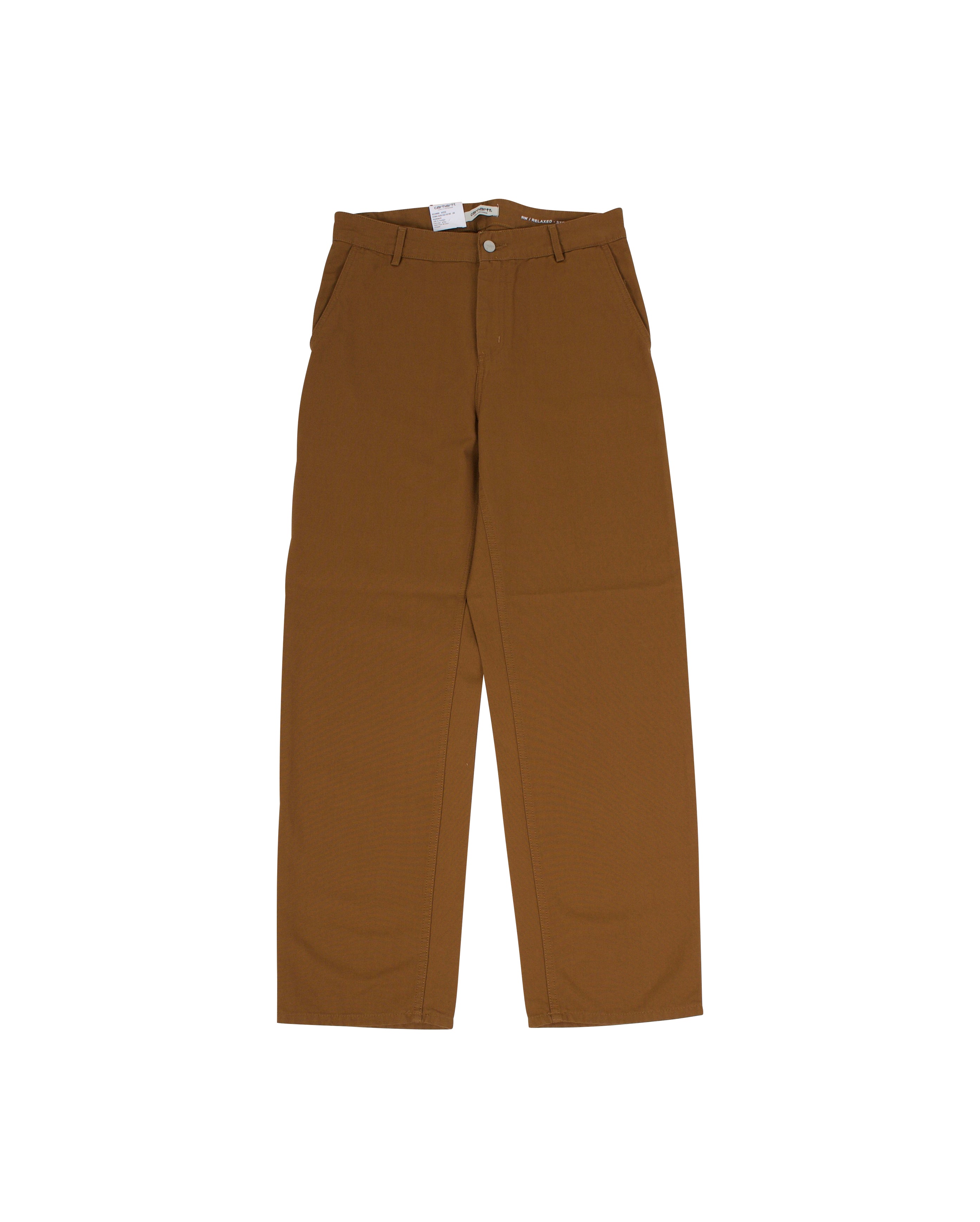 W Pierce Pant Straight Hubbard Canvas Hamilton Brown Rinsed - Starcowparis