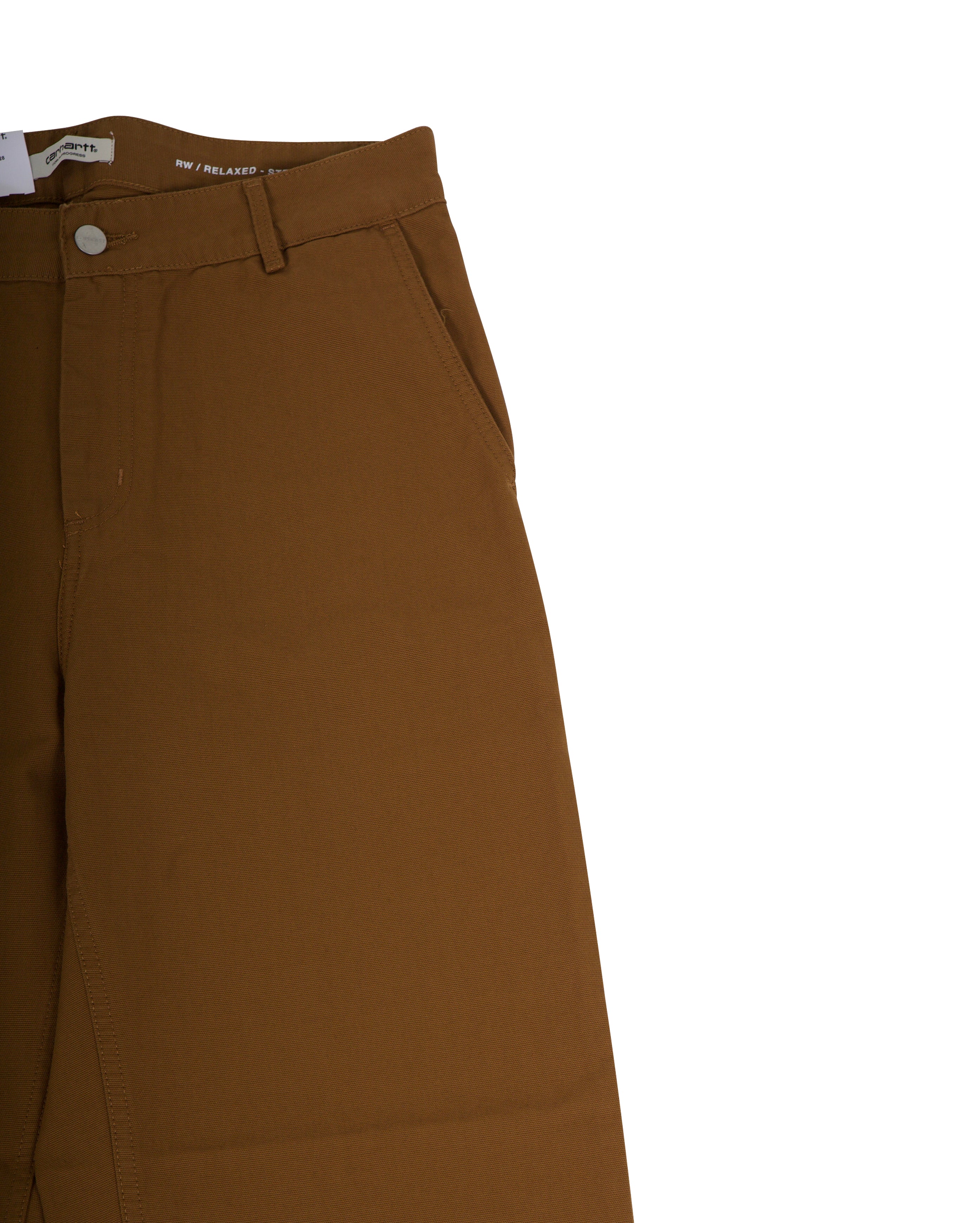 W Pierce Pant Straight Hubbard Canvas Hamilton Brown Rinsed - Starcowparis