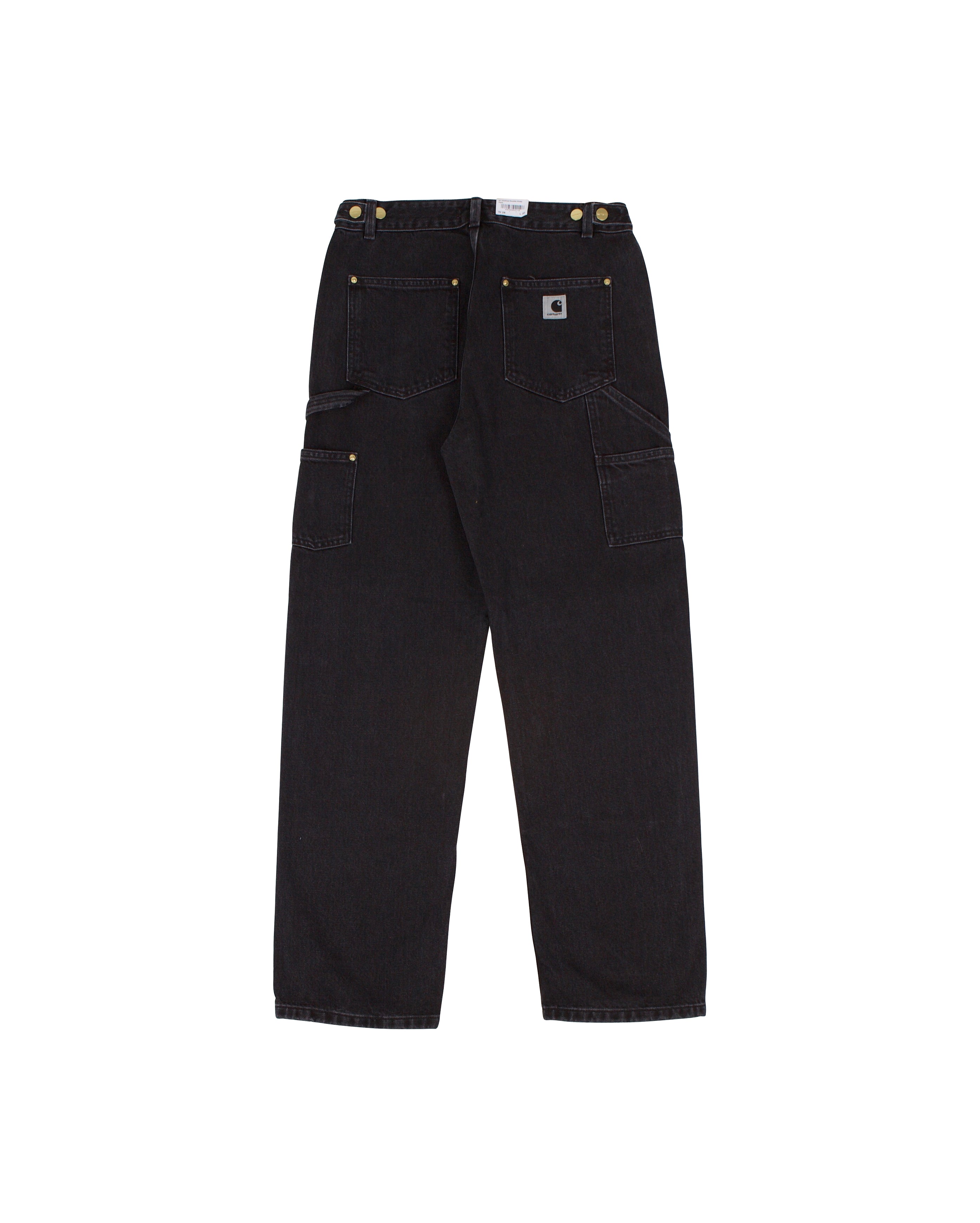W Nashua Double Knee Pant Smith Denim Black Stone Washed - Starcowparis