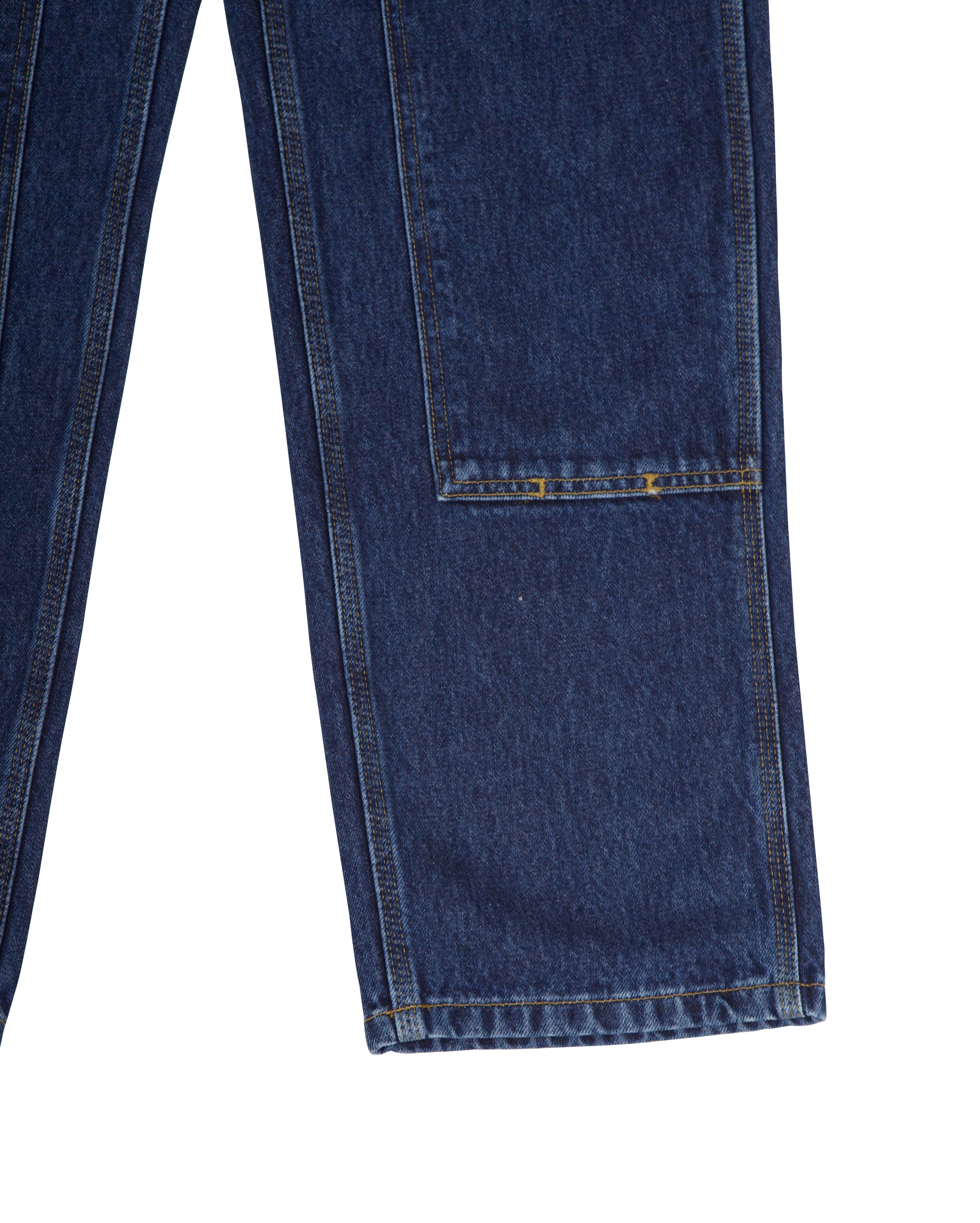 W Nashua Double Knee Pant Smith Denim Blue Stone Washed - Starcowparis