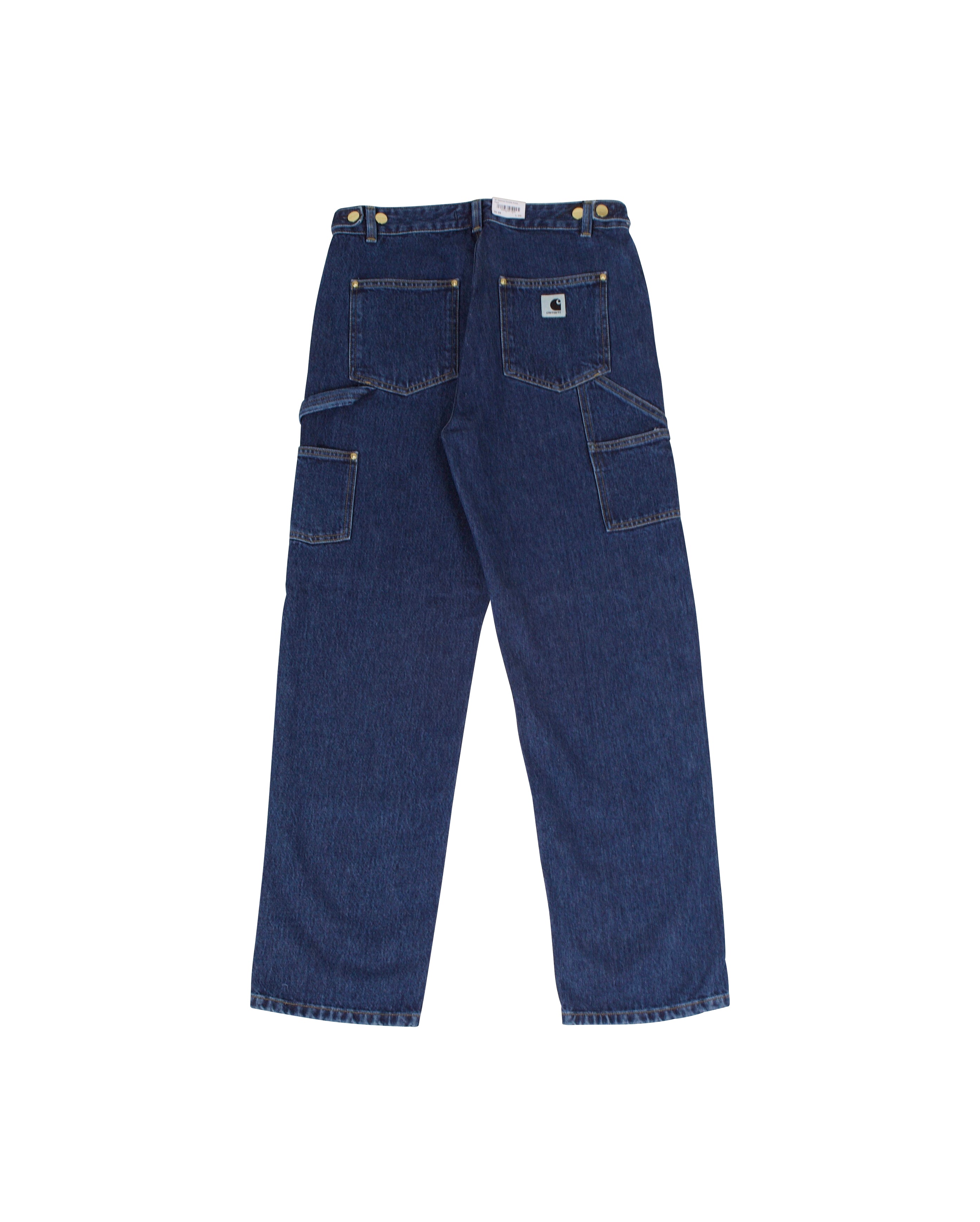 W Nashua Double Knee Pant Smith Denim Blue Stone Washed - Starcowparis