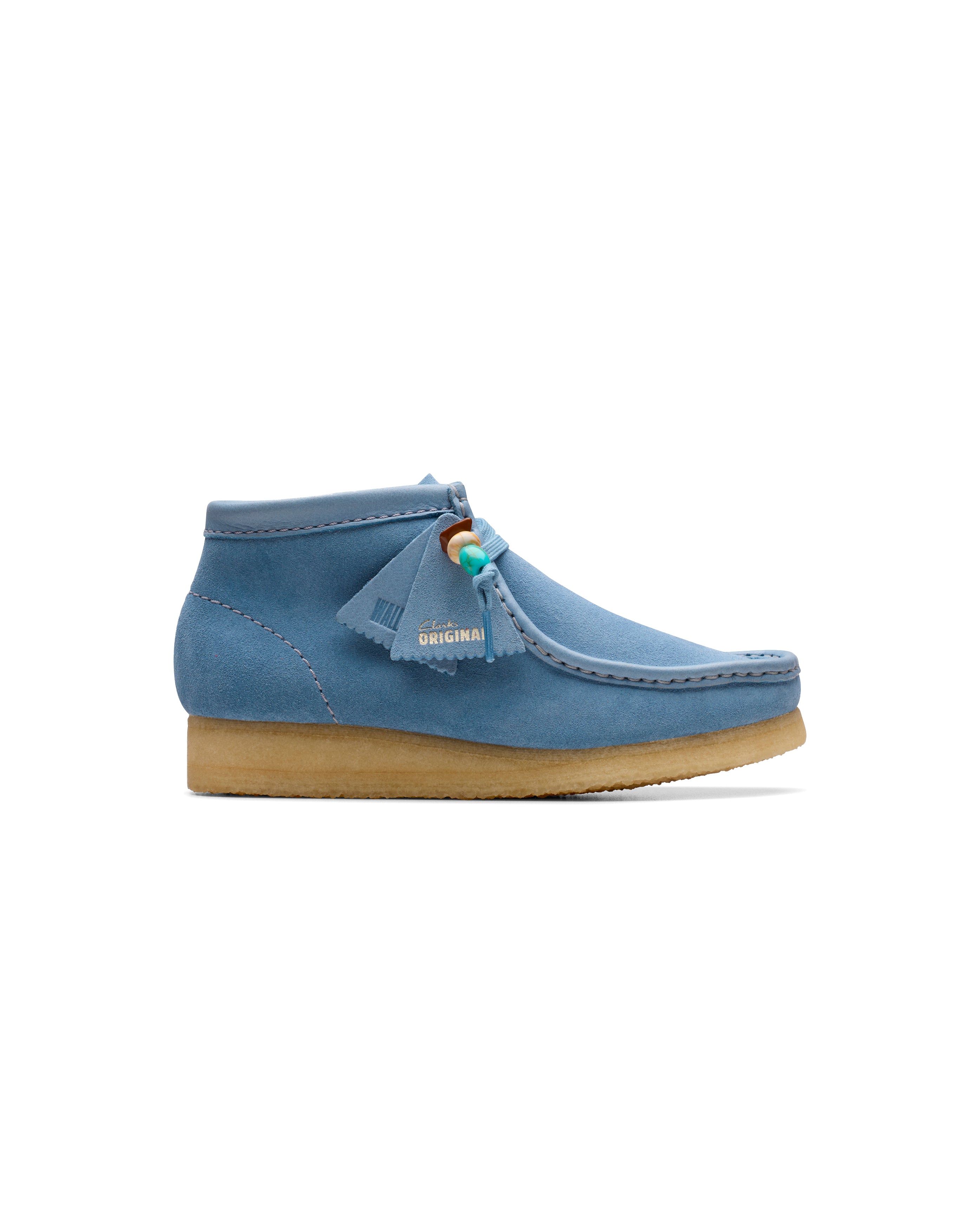 Clarks-W Wallabee Boot Powder Blue Suede-Starcowparis - Starcowparis - 1