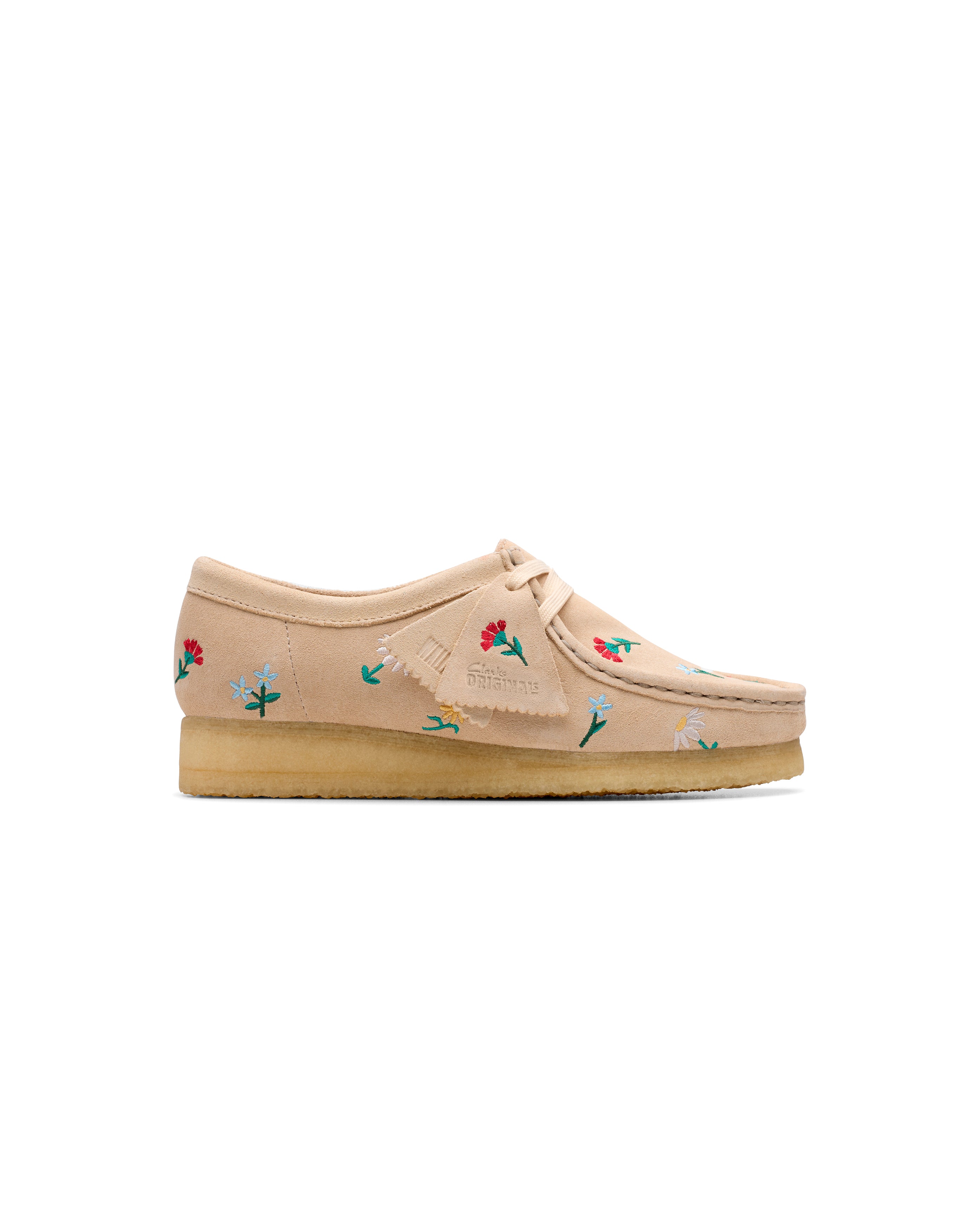 Clarks-W Wallabee Tan Embroidery-Starcowparis - Starcowparis - 1