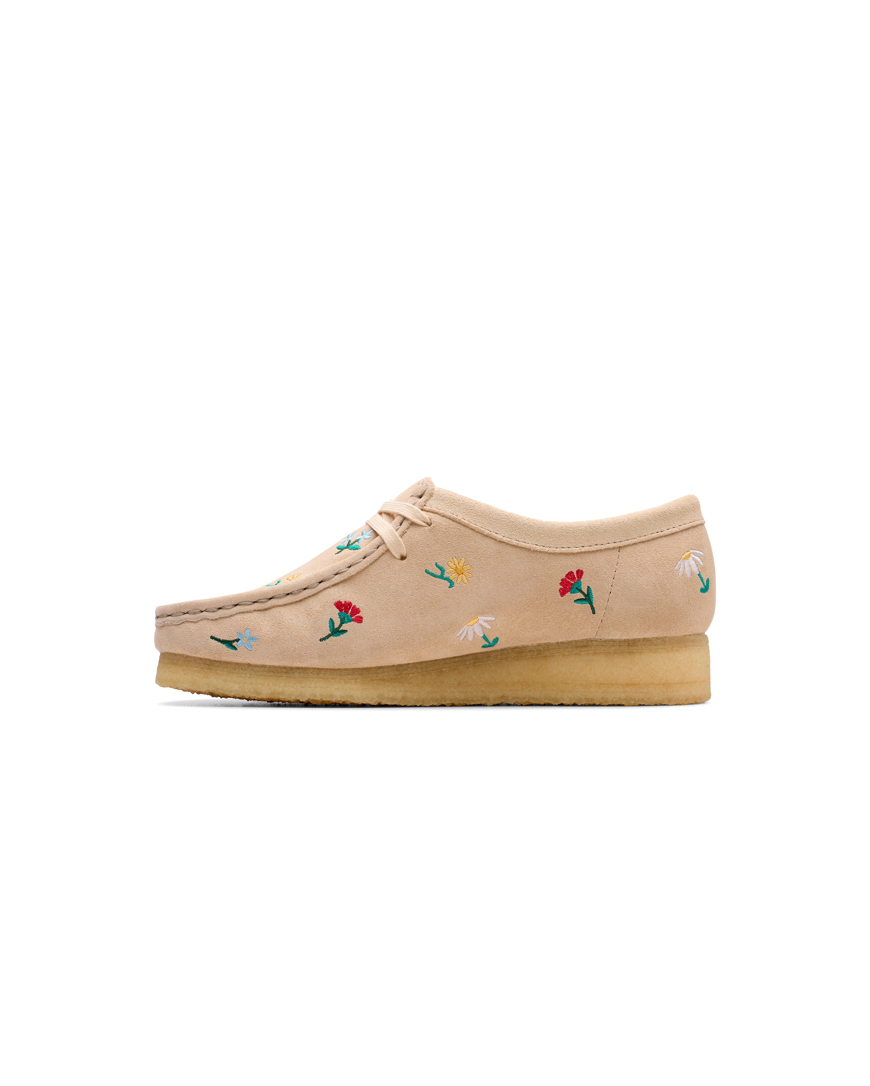 Clarks-W Wallabee Tan Embroidery-Starcowparis