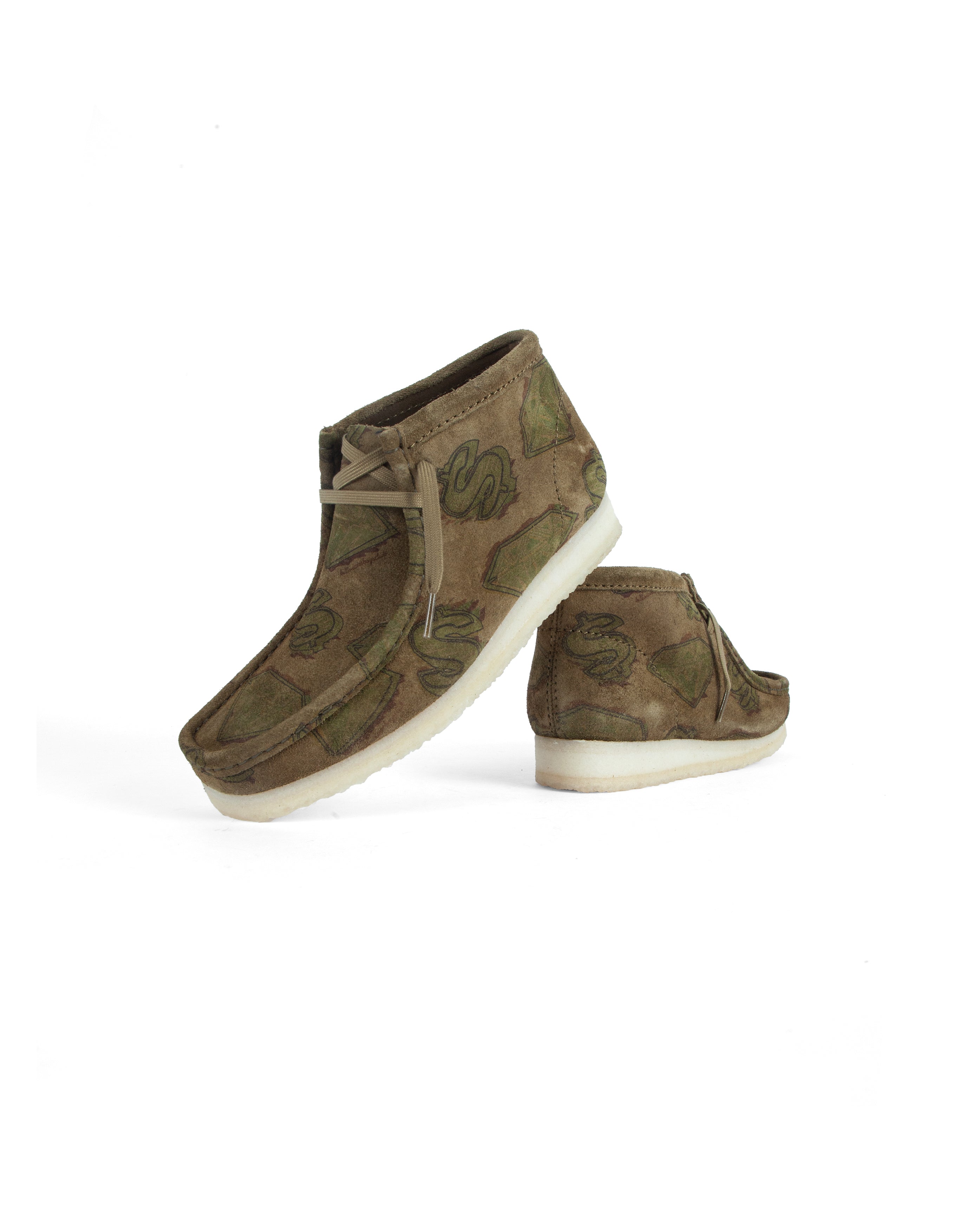 X BBC Wallabee Boot Dark Green