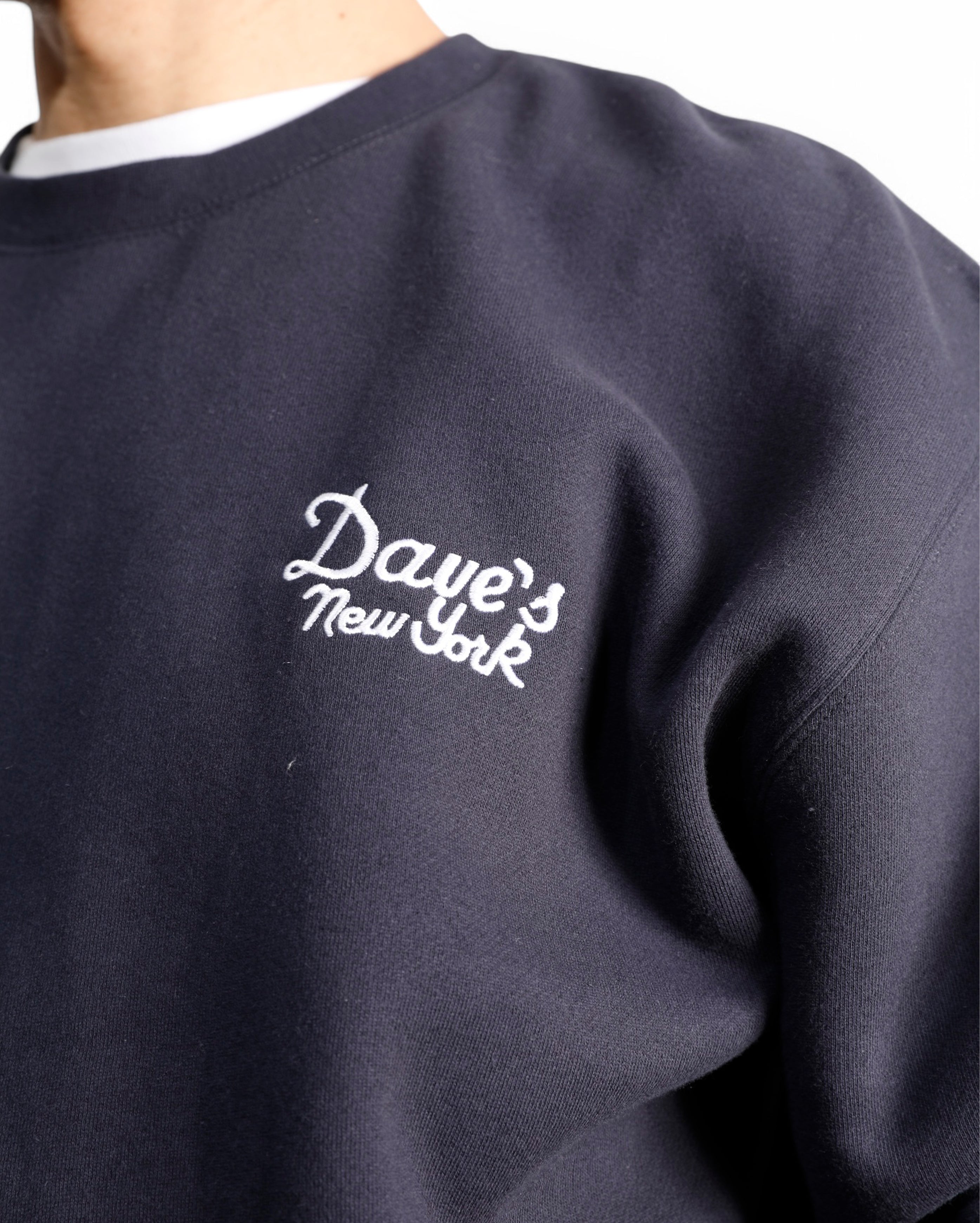 Vintage Logo Crew Neck Sweatshirt Navy - Starcowparis - 4