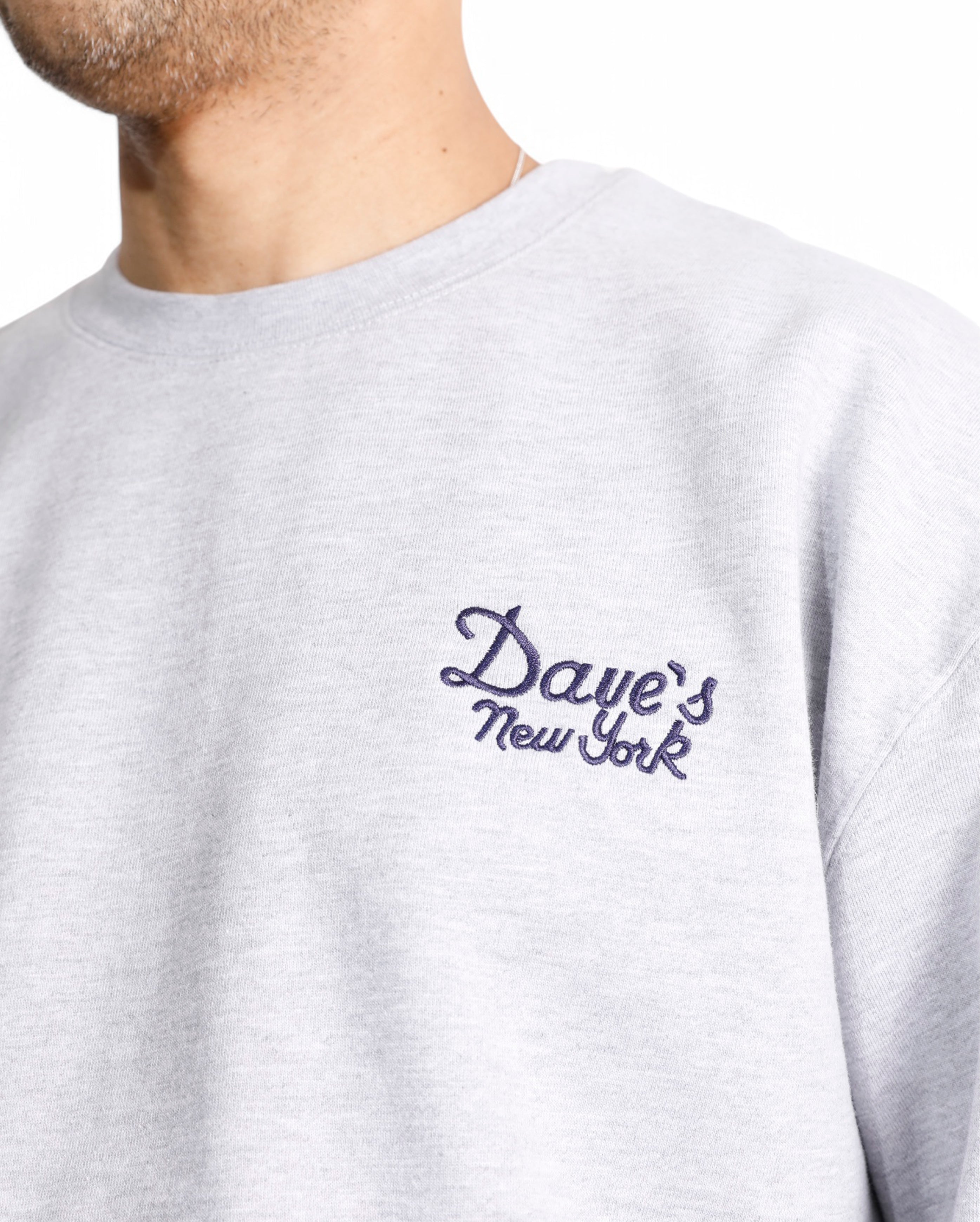Vintage Logo Crew Neck Sweatshirt Heather Gray - Starcowparis - 4